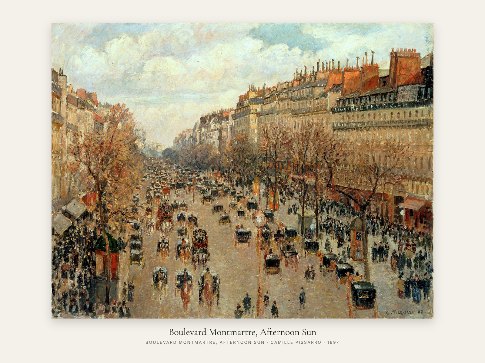 Boulevard Montmartre, Afternoon Sun
