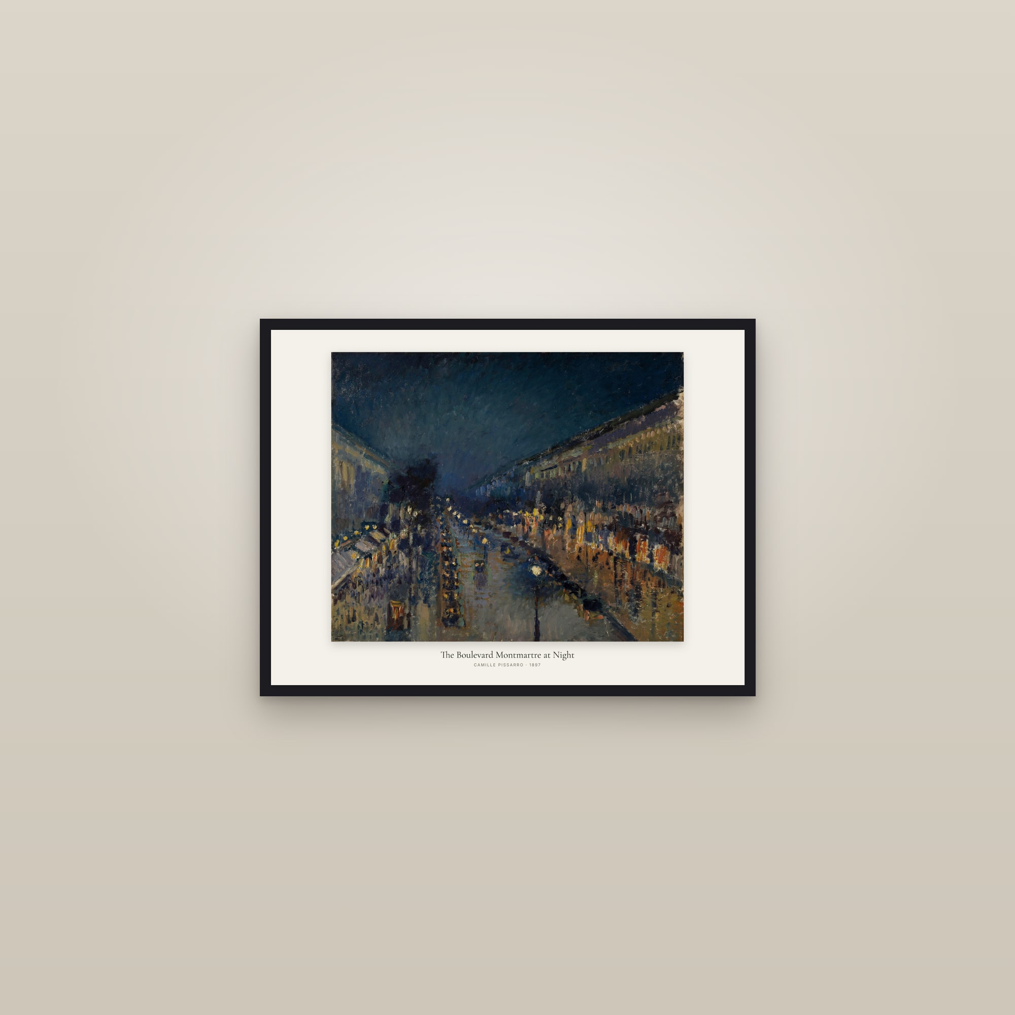 The Boulevard Montmartre at Night