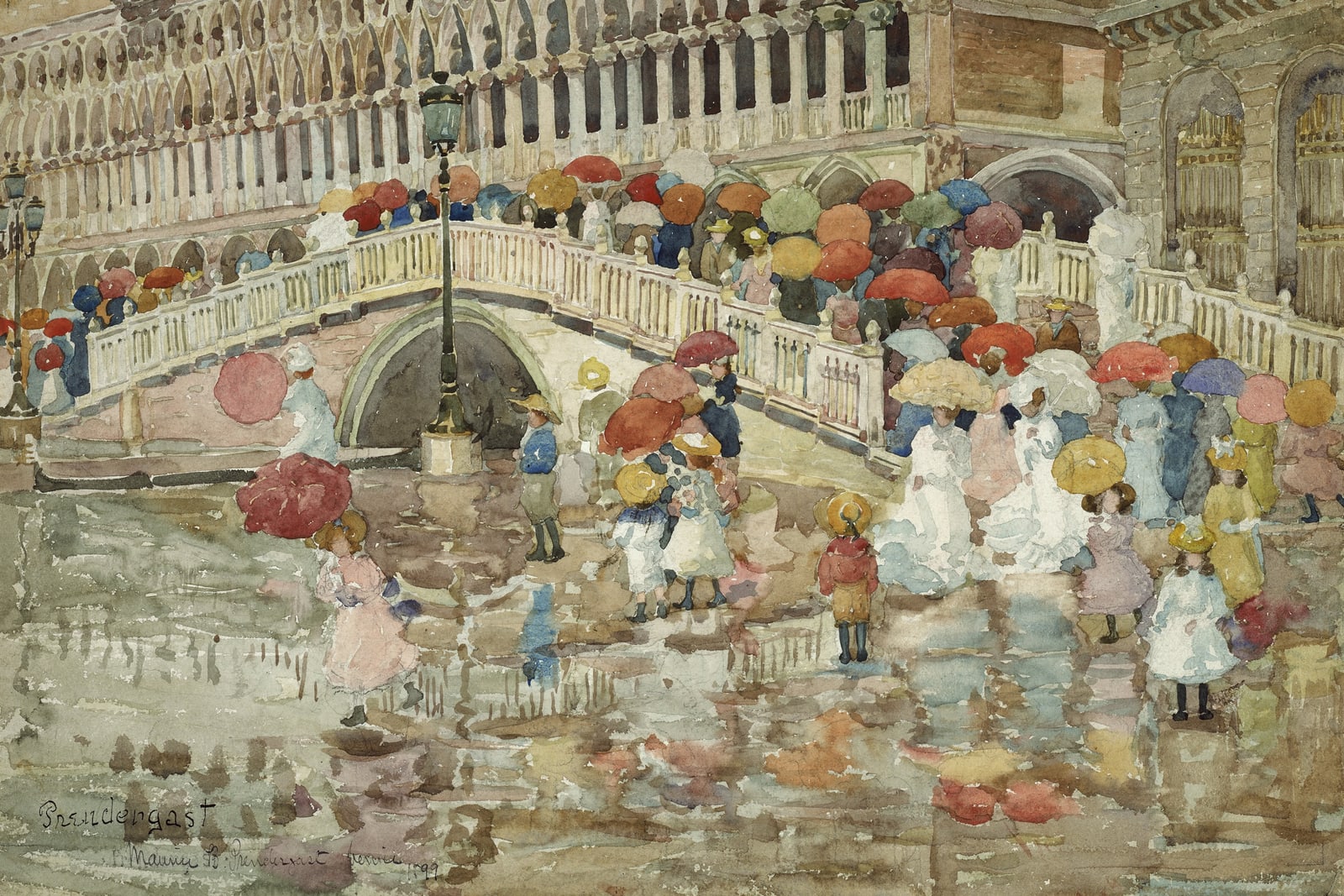 Umbrellas in the Rain (Full) — Full-Bleed Edition