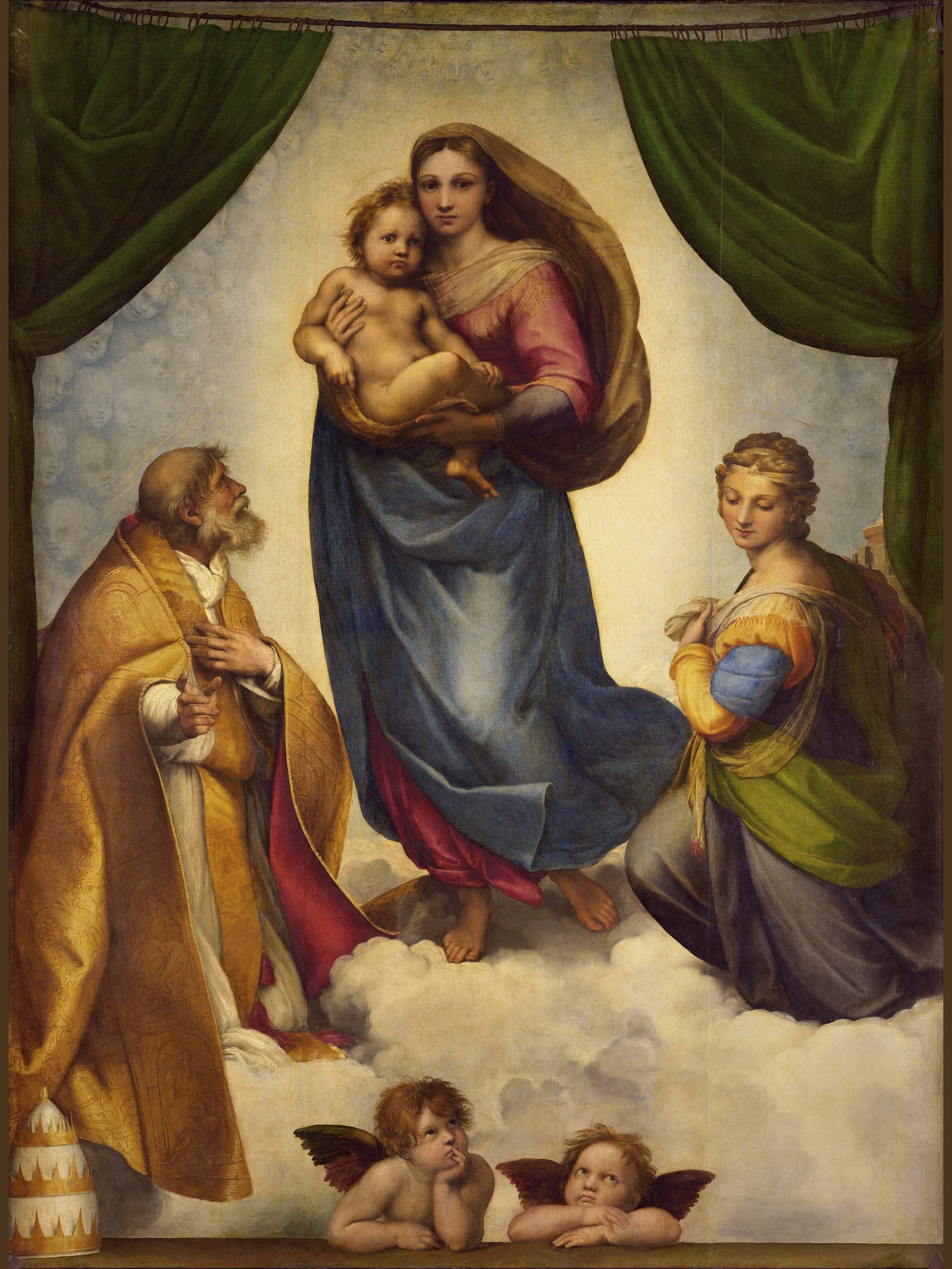The Sistine Madonna (Full) — Full-Bleed Edition