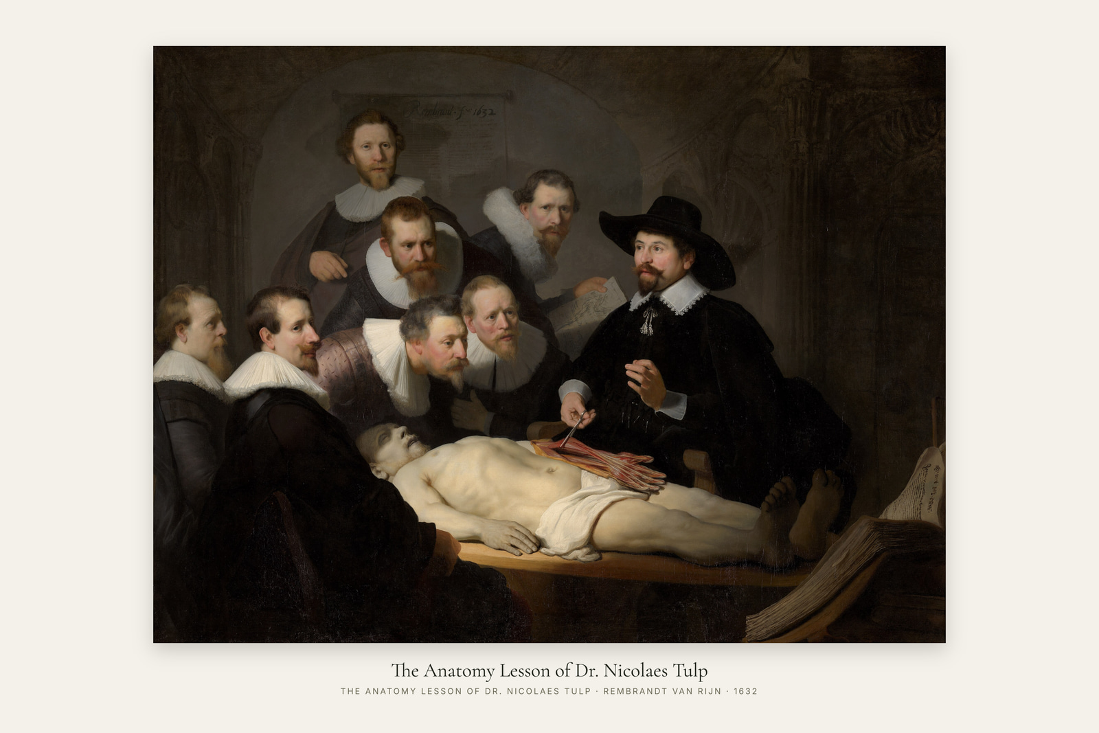 The Anatomy Lesson of Dr. Nicolaes Tulp