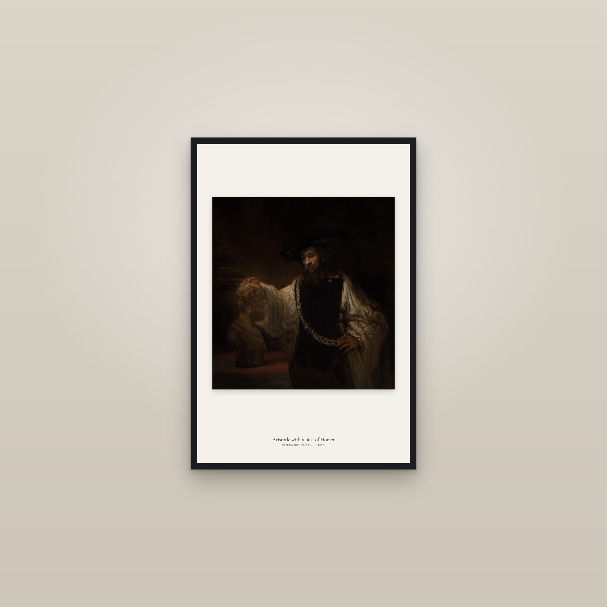 Aristotle with a Bust of Homer