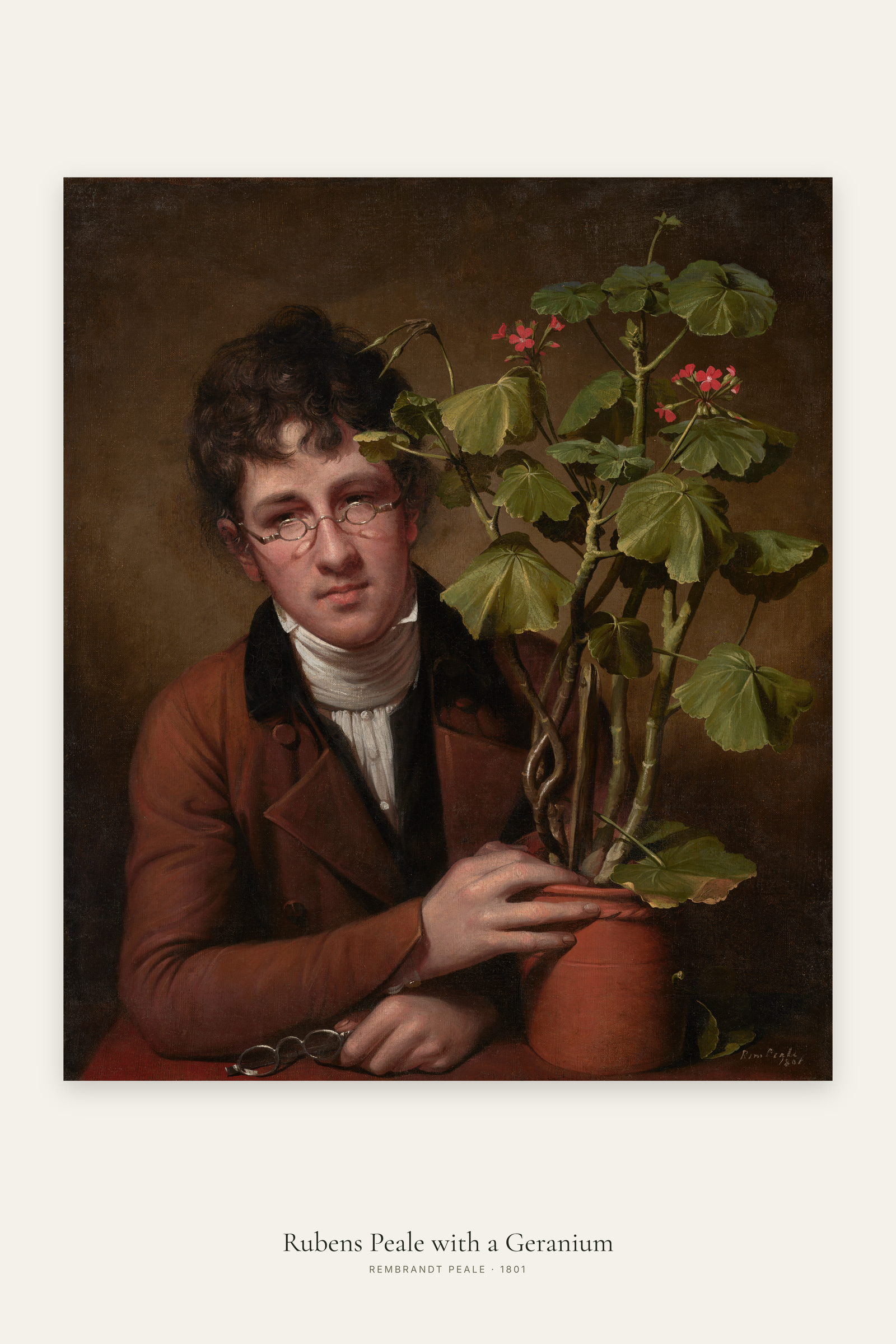 Rubens Peale with a Geranium