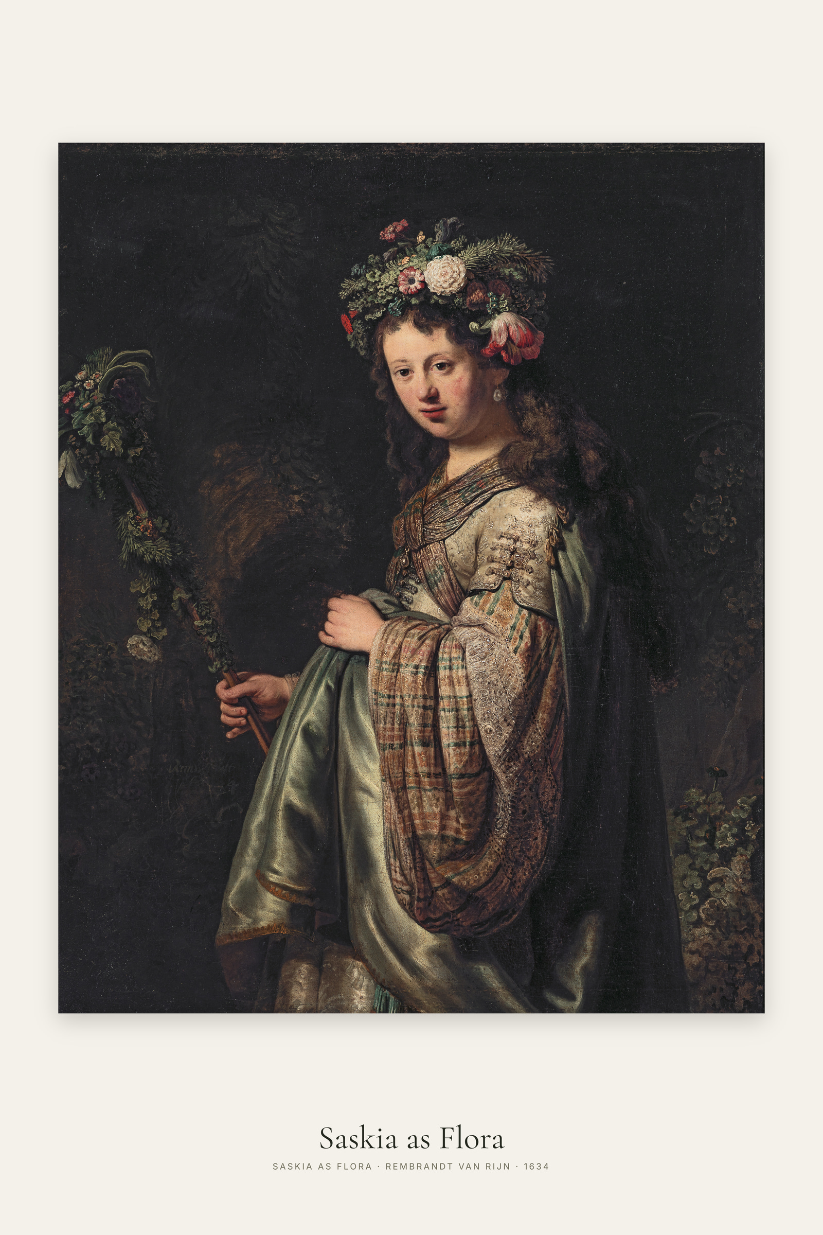 Saskia as Flora
