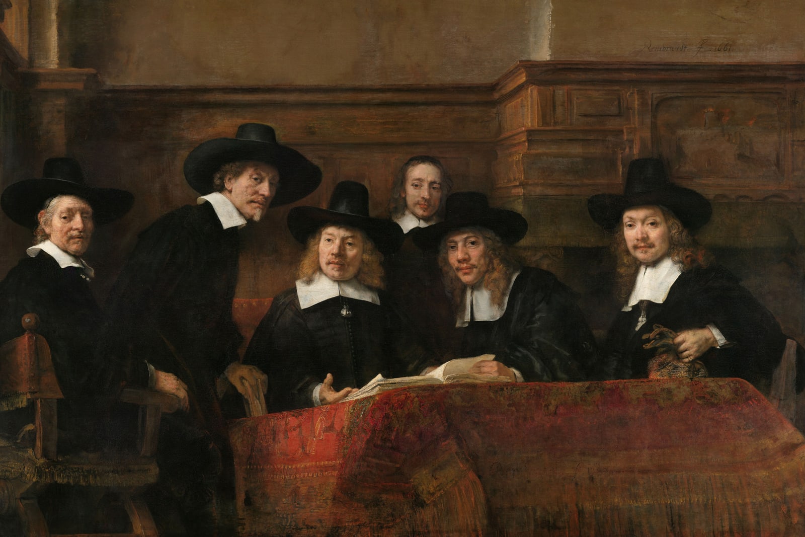 The Syndics of the Drapers' Guild (De Staalmeesters) — Full-Bleed Edition