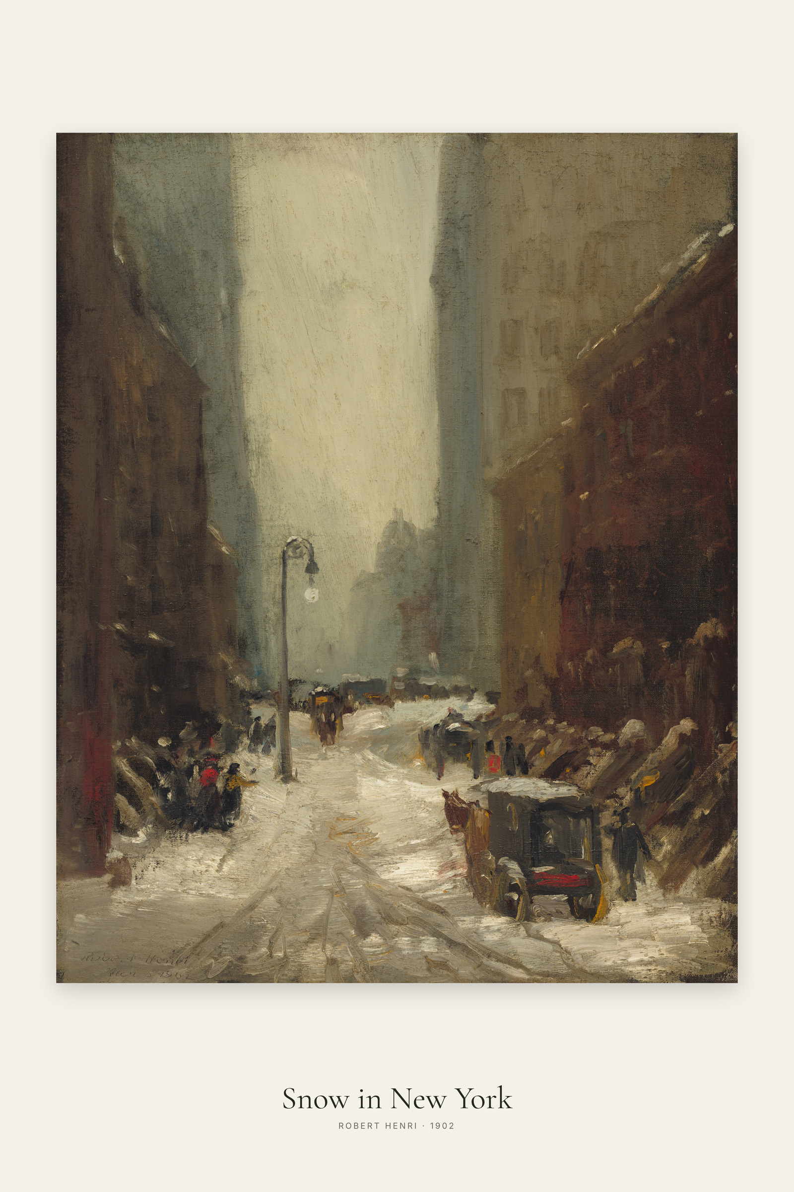 Snow in New York