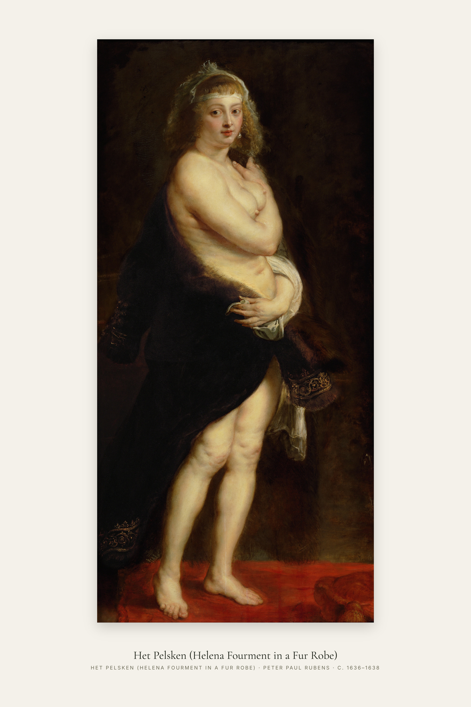 Het Pelsken (Helena Fourment in a Fur Robe)