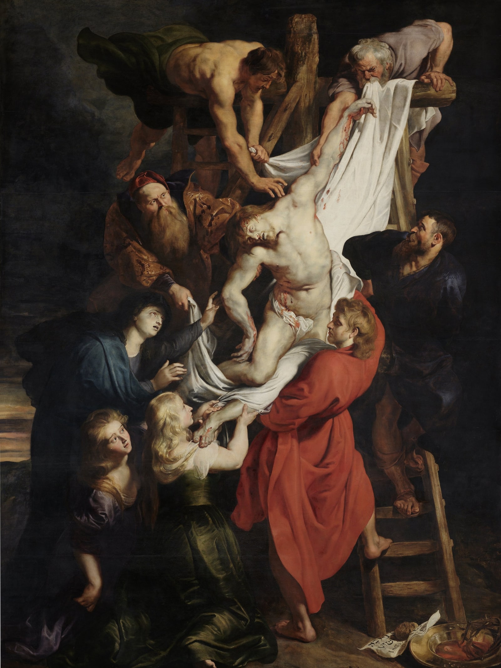 The Descent from the Cross (central panel) (Full) — Full-Bleed Edition