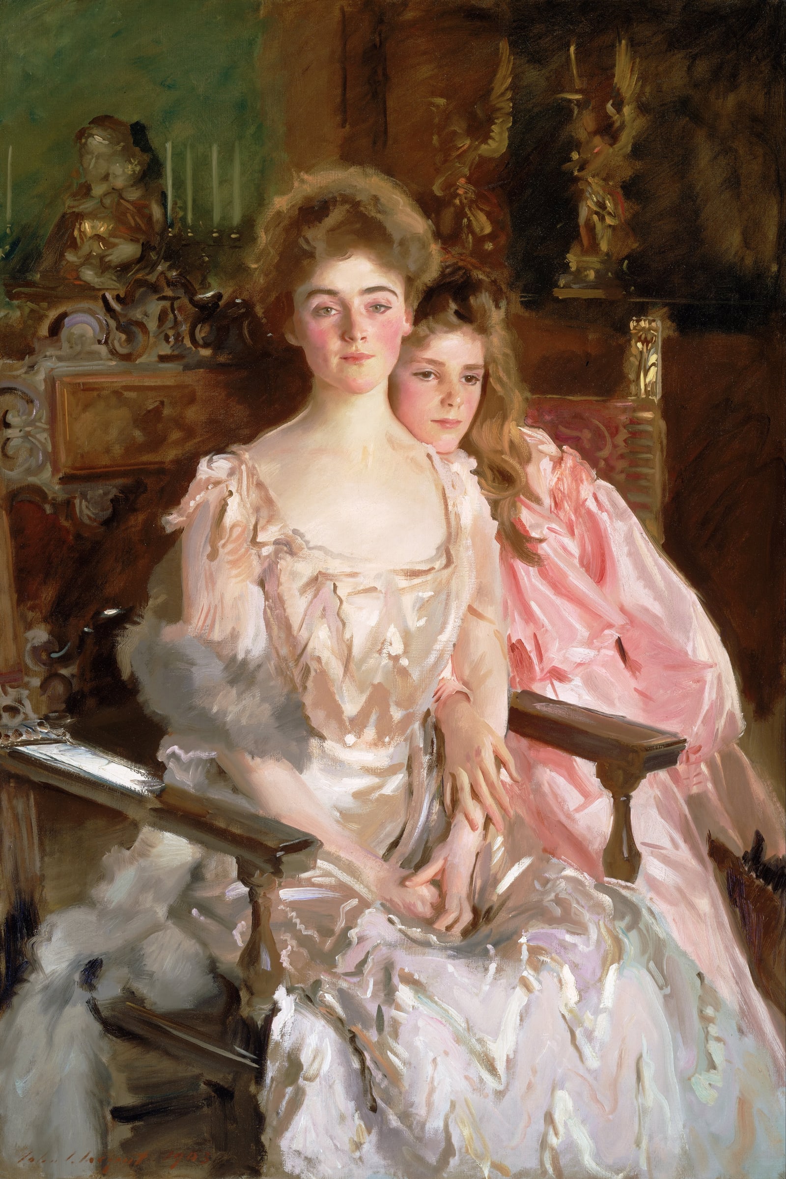 Mrs. Fiske Warren (Gretchen Osgood) and Her Daughter Rachel (Full) — Full-Bleed Edition