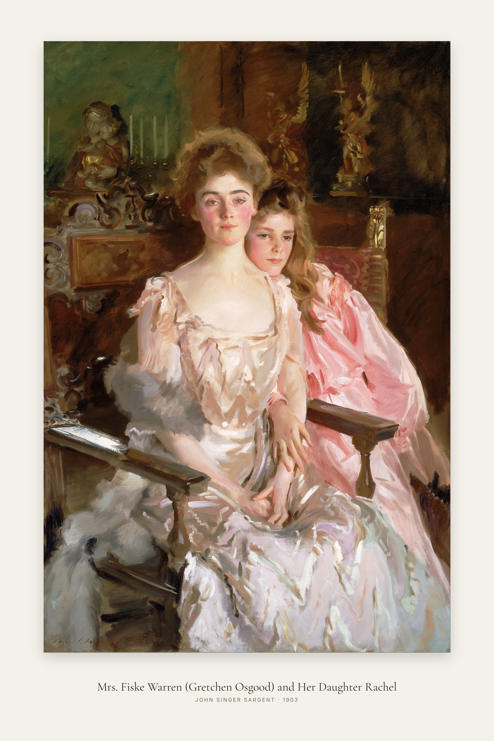 Mrs. Fiske Warren (Gretchen Osgood) and Her Daughter Rachel