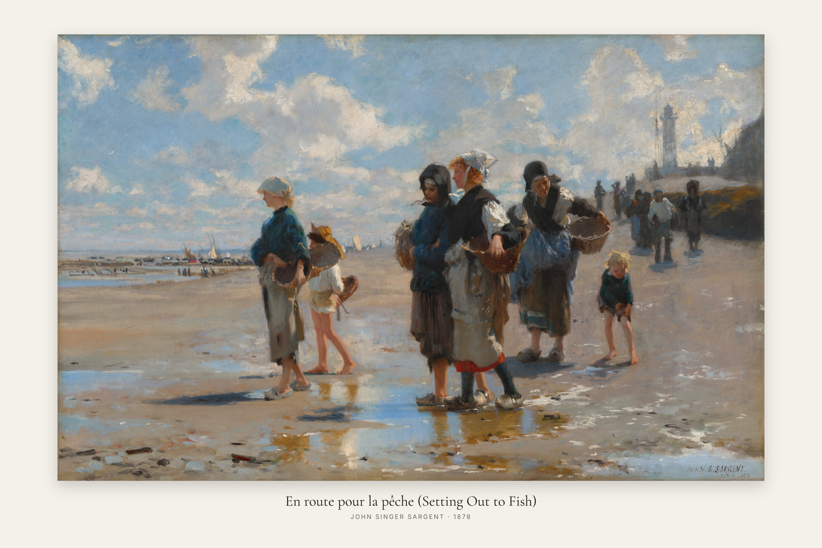 En route pour la pêche (Setting Out to Fish)