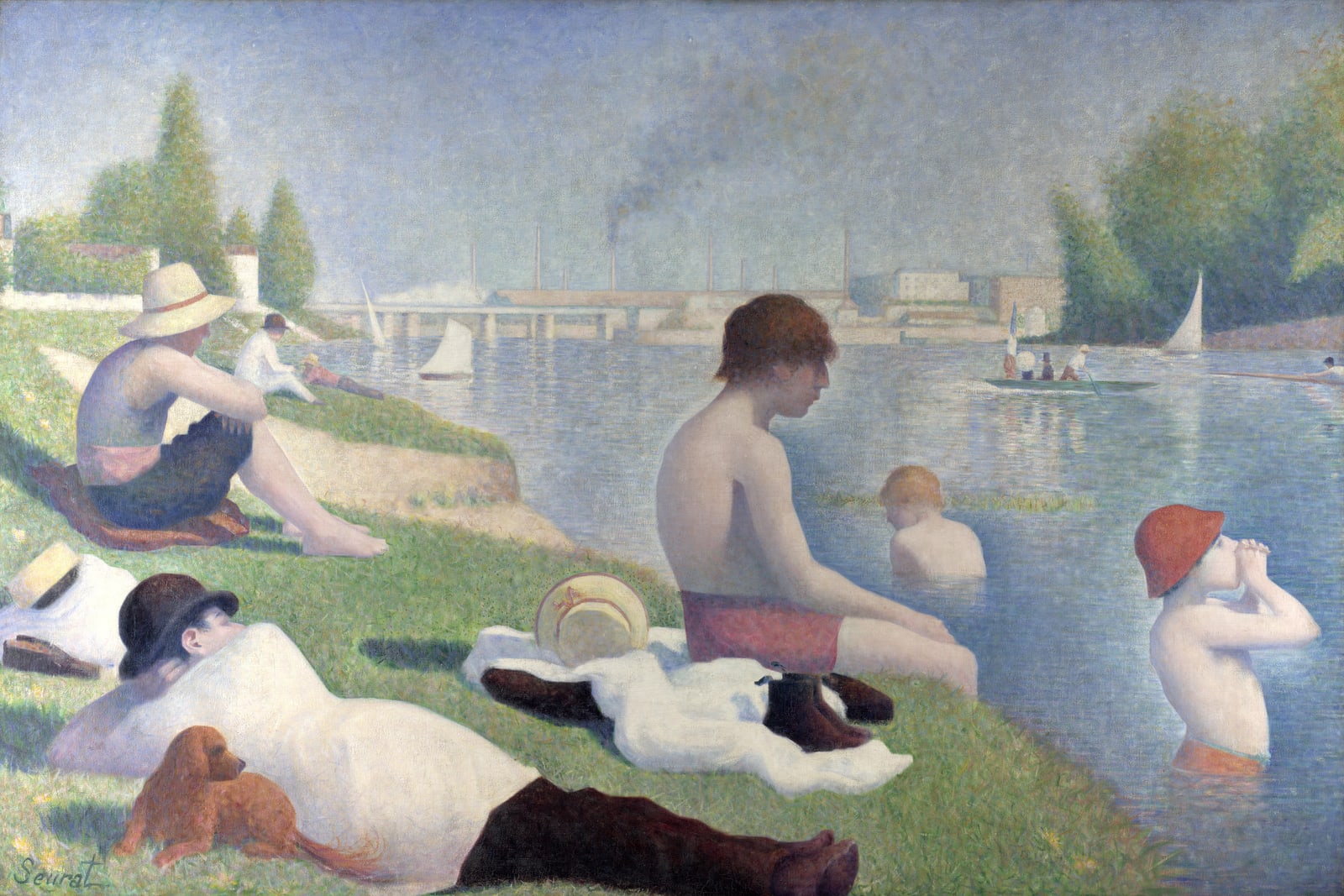 Bathers at Asnières (Full) — Full-Bleed Edition