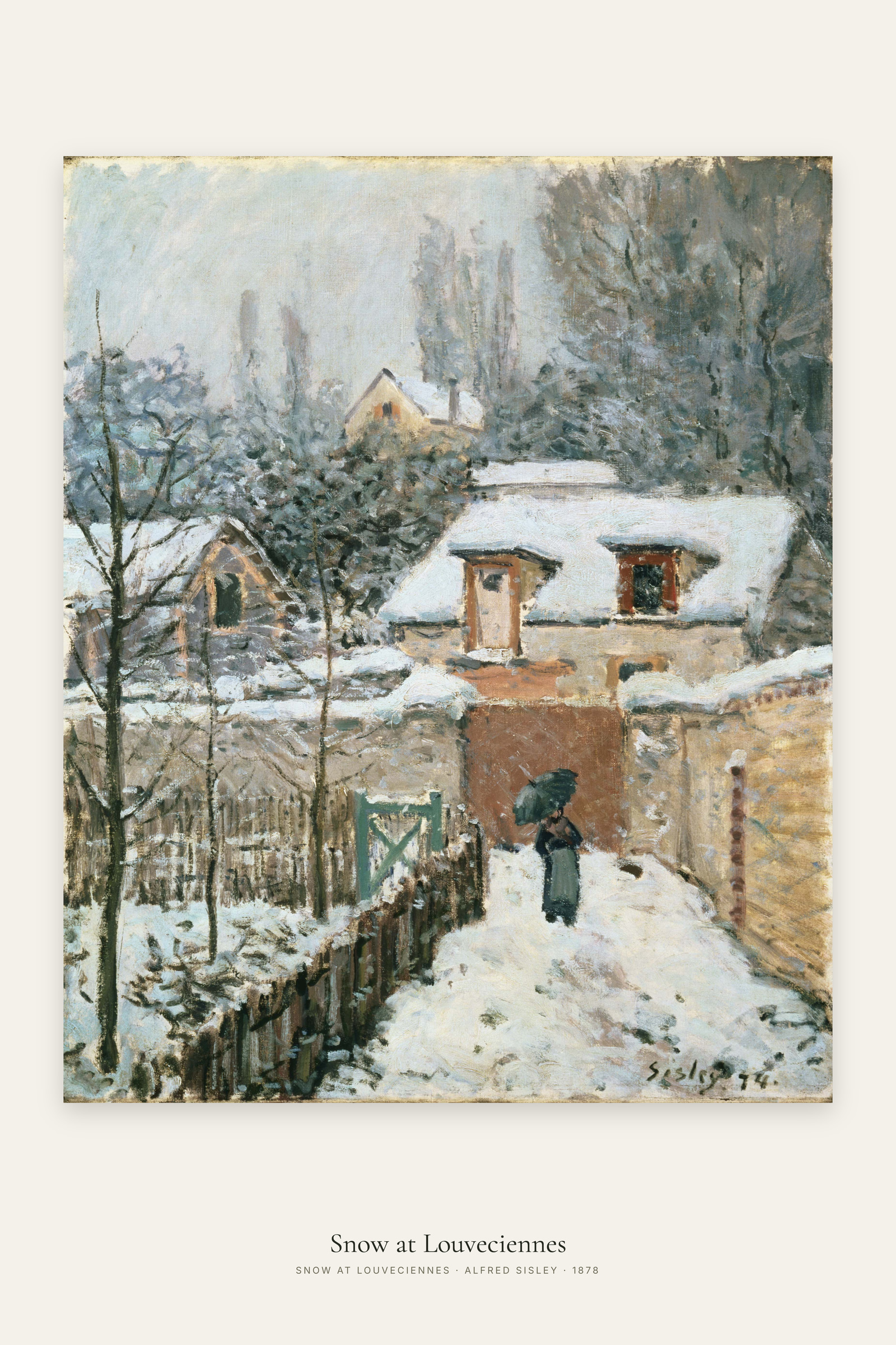 Snow at Louveciennes