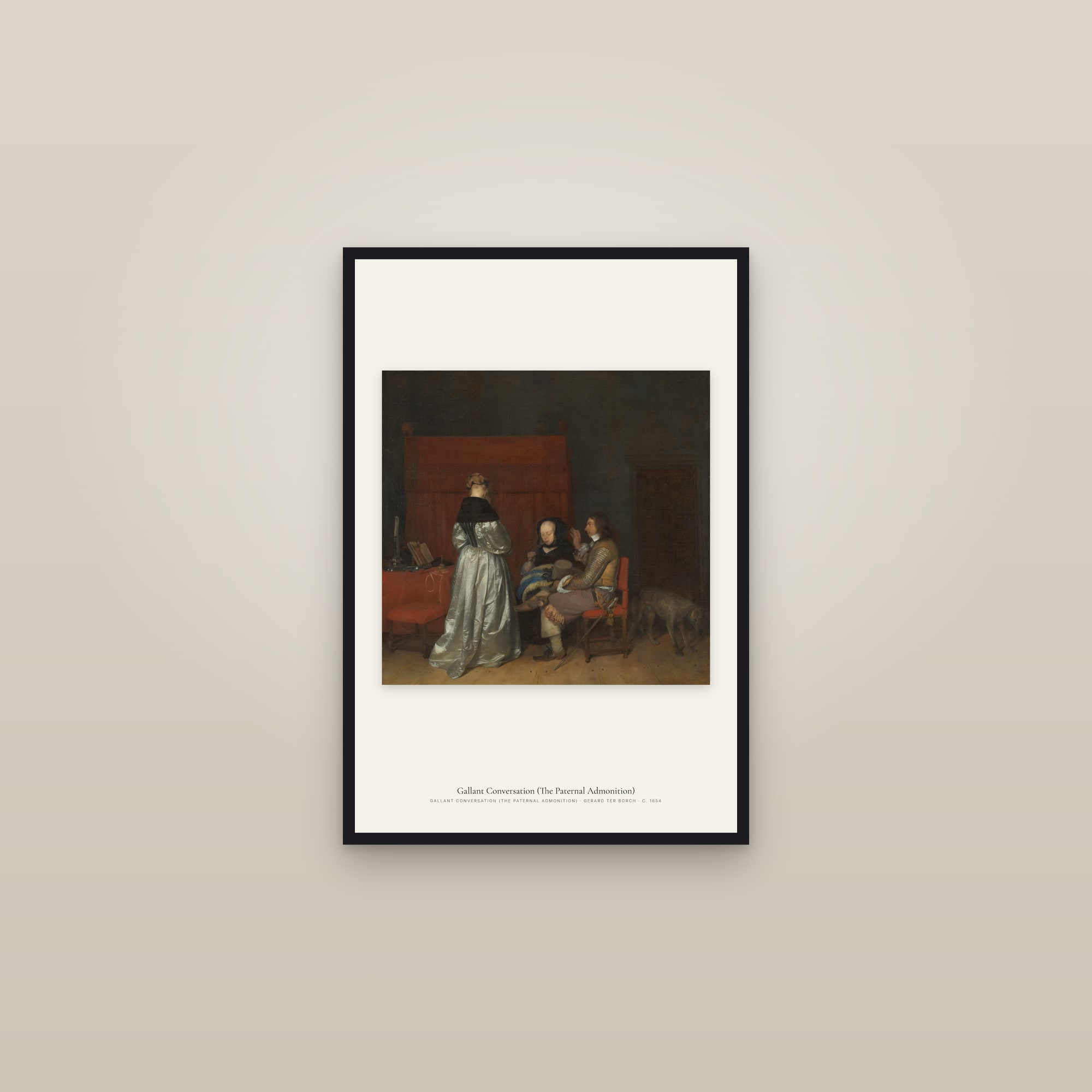 Gallant Conversation (The Paternal Admonition)