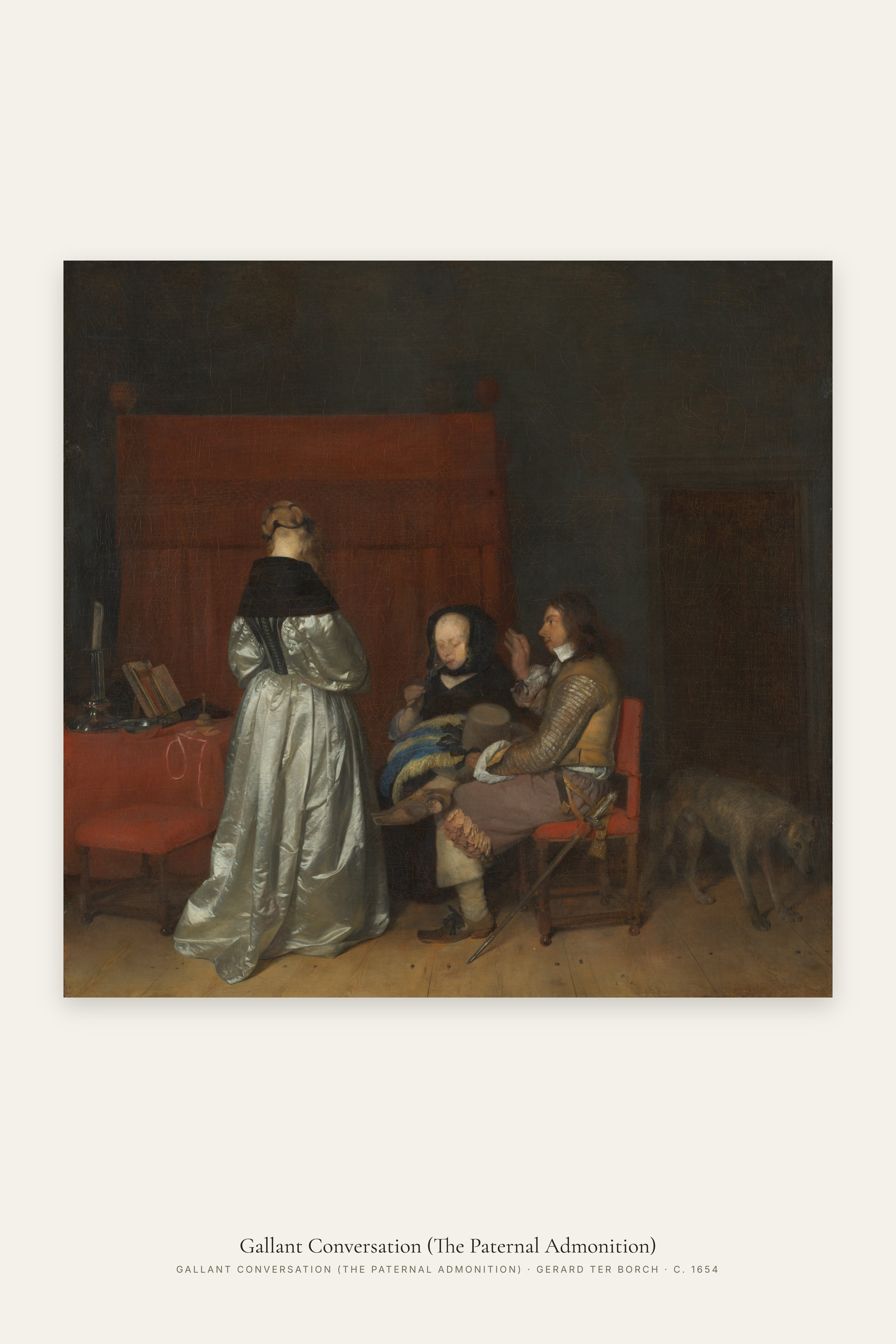 Gallant Conversation (The Paternal Admonition)