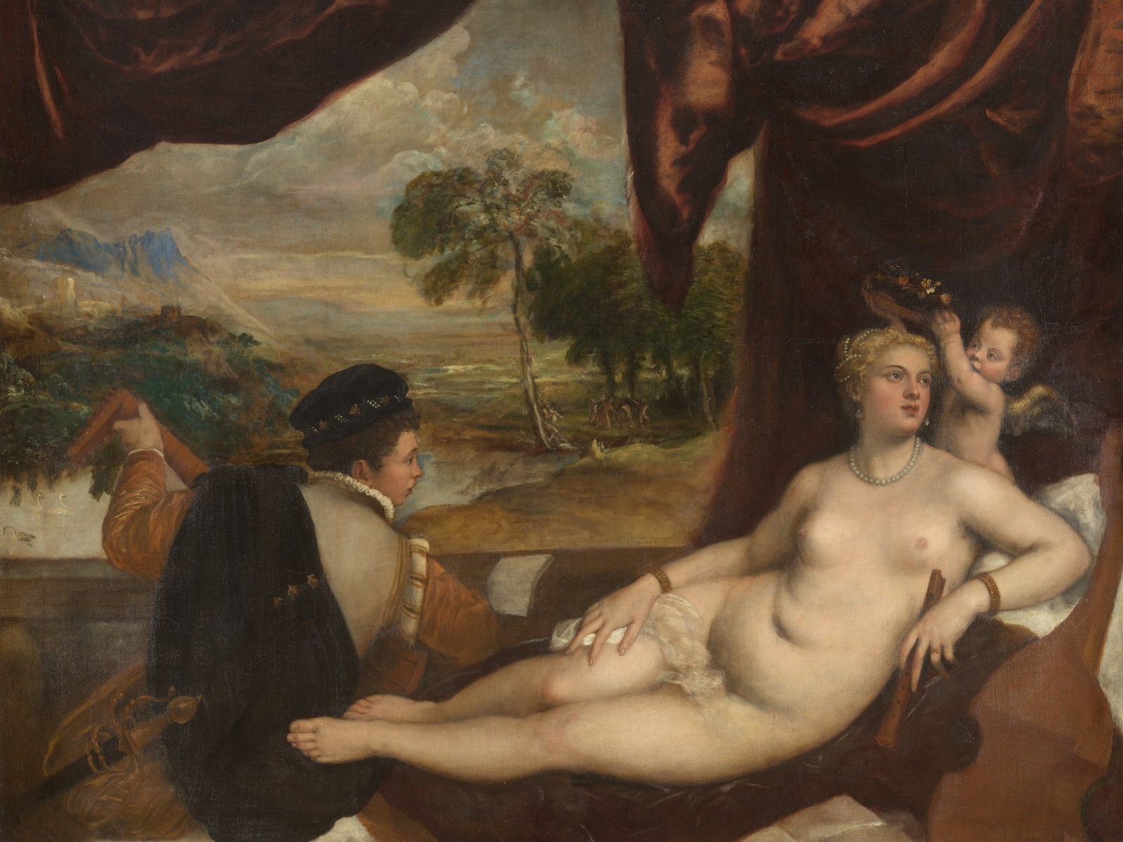 Venus and the Lute Player (Full) — Full-Bleed Edition