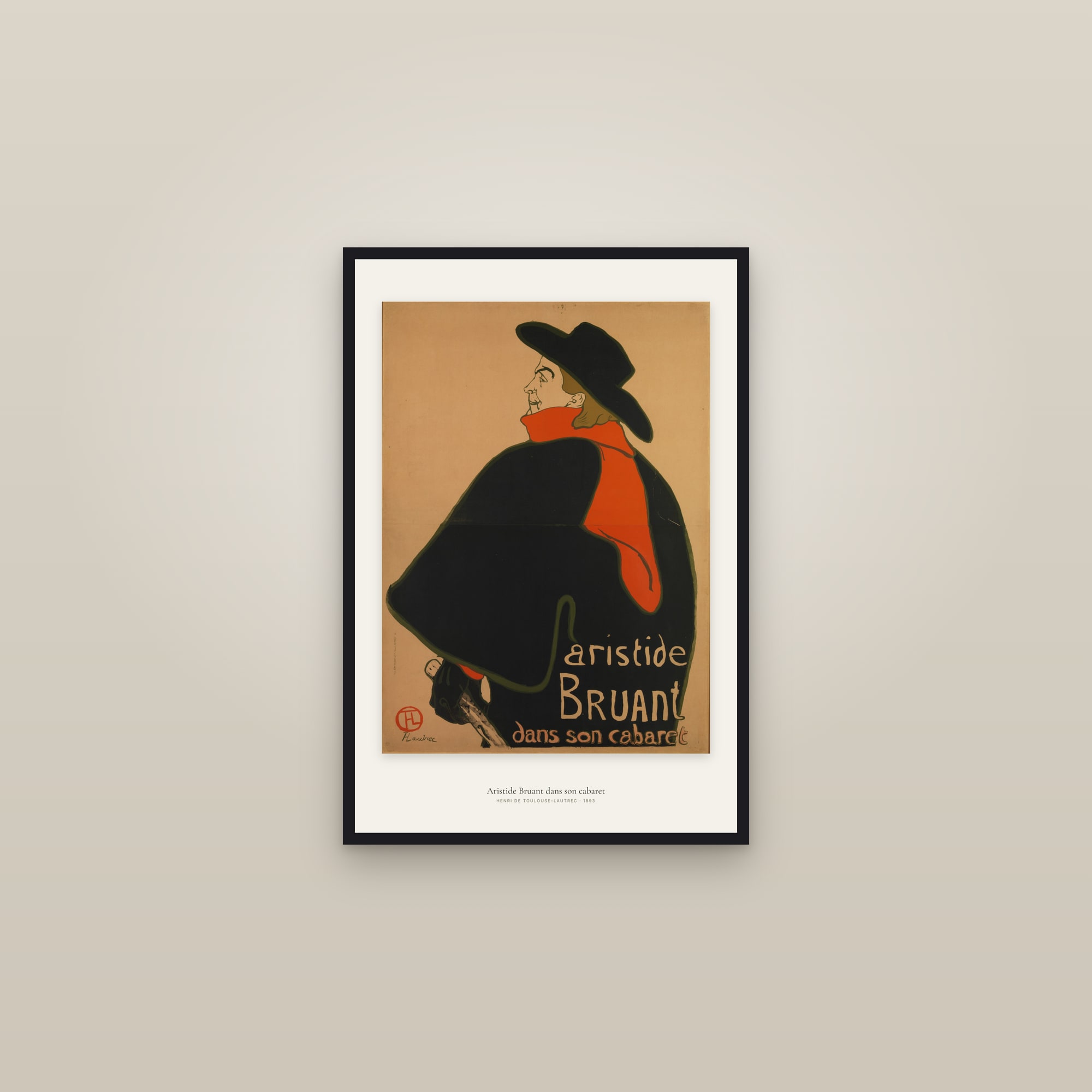 Aristide Bruant dans son cabaret