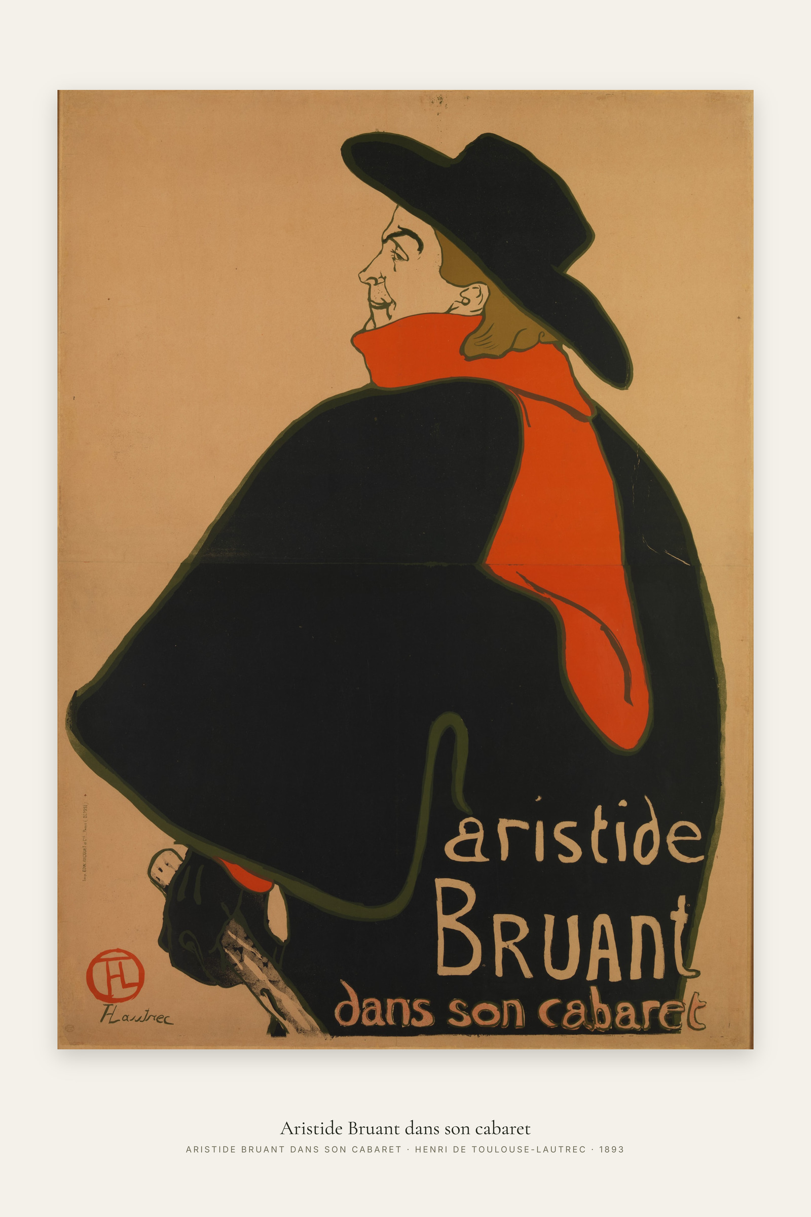Aristide Bruant dans son cabaret