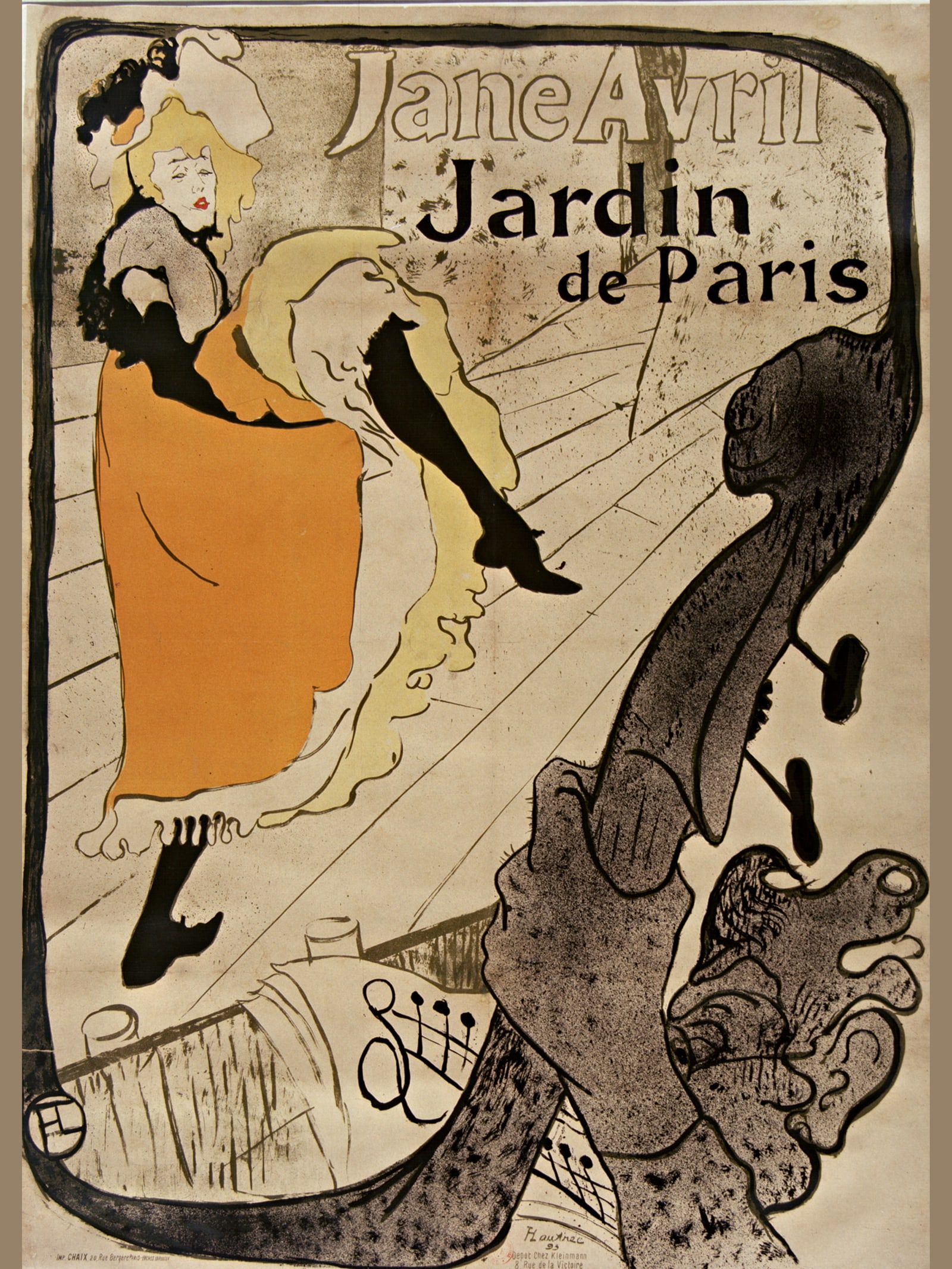 Jane Avril (Jardin de Paris) — Full-Bleed Edition