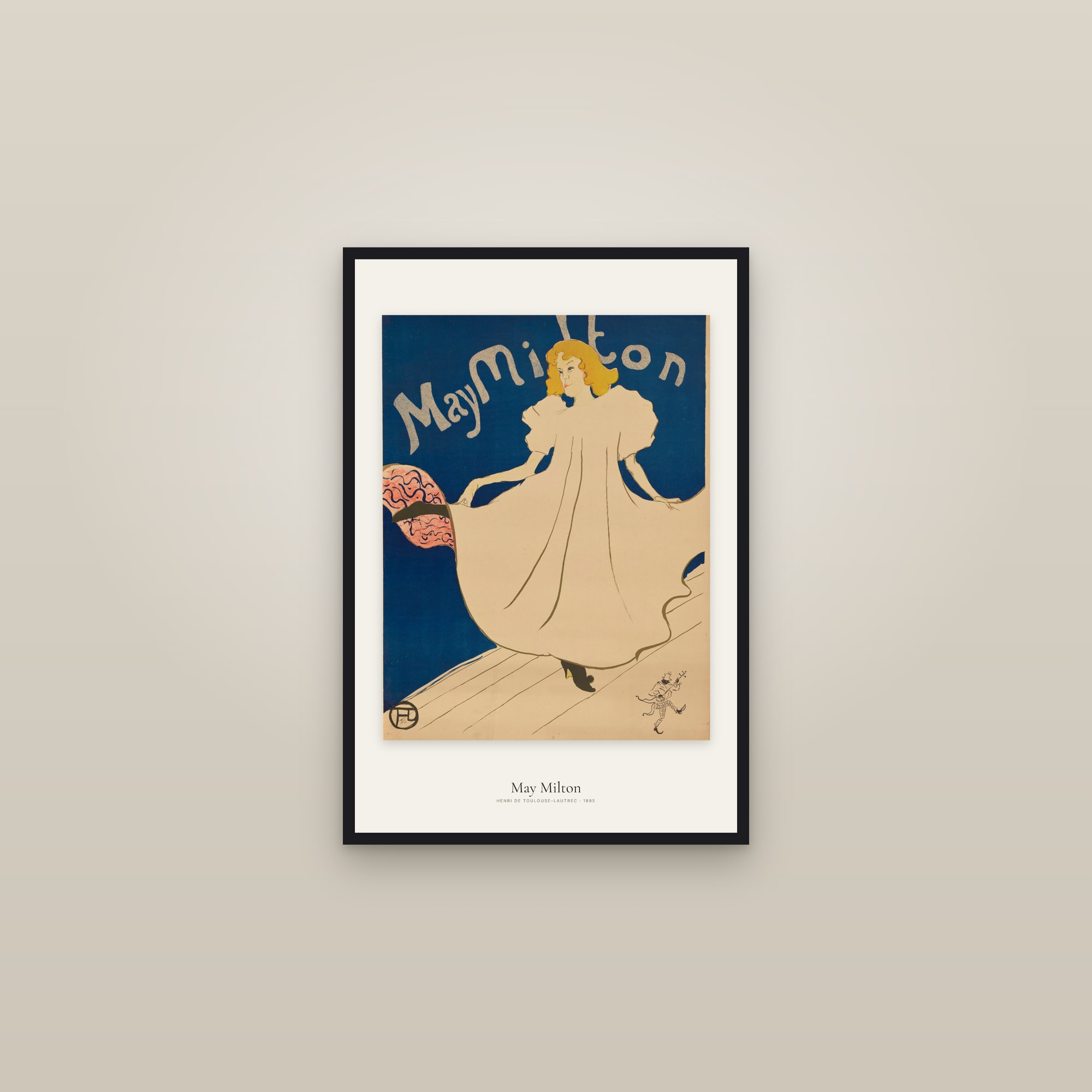 May Milton — framed in a gallery setting