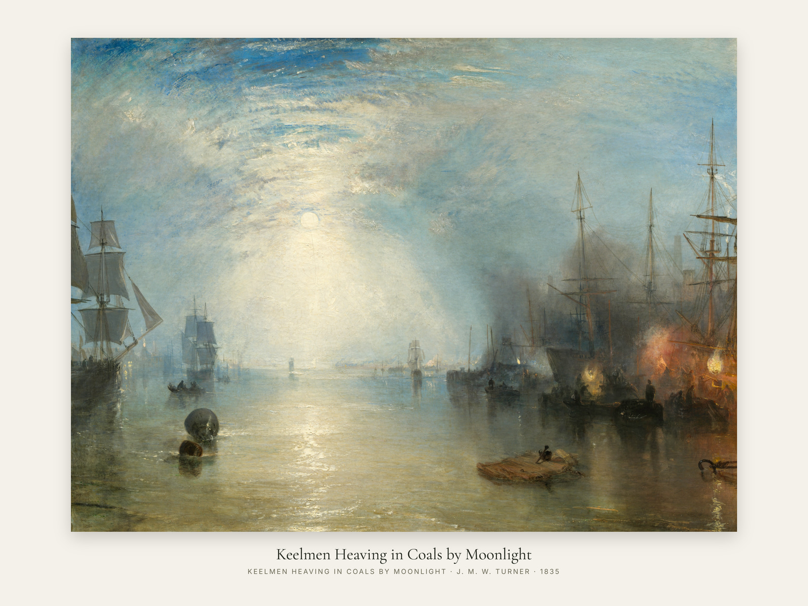 Keelmen Heaving in Coals by Moonlight