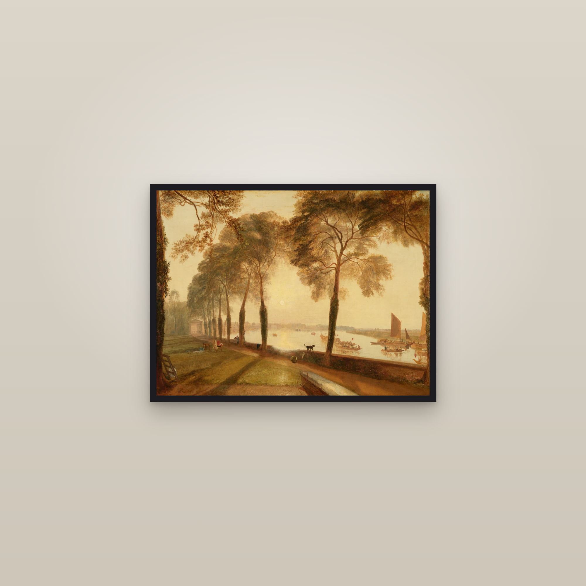 Mortlake Terrace (Full) — Full-Bleed Edition — framed in a gallery setting