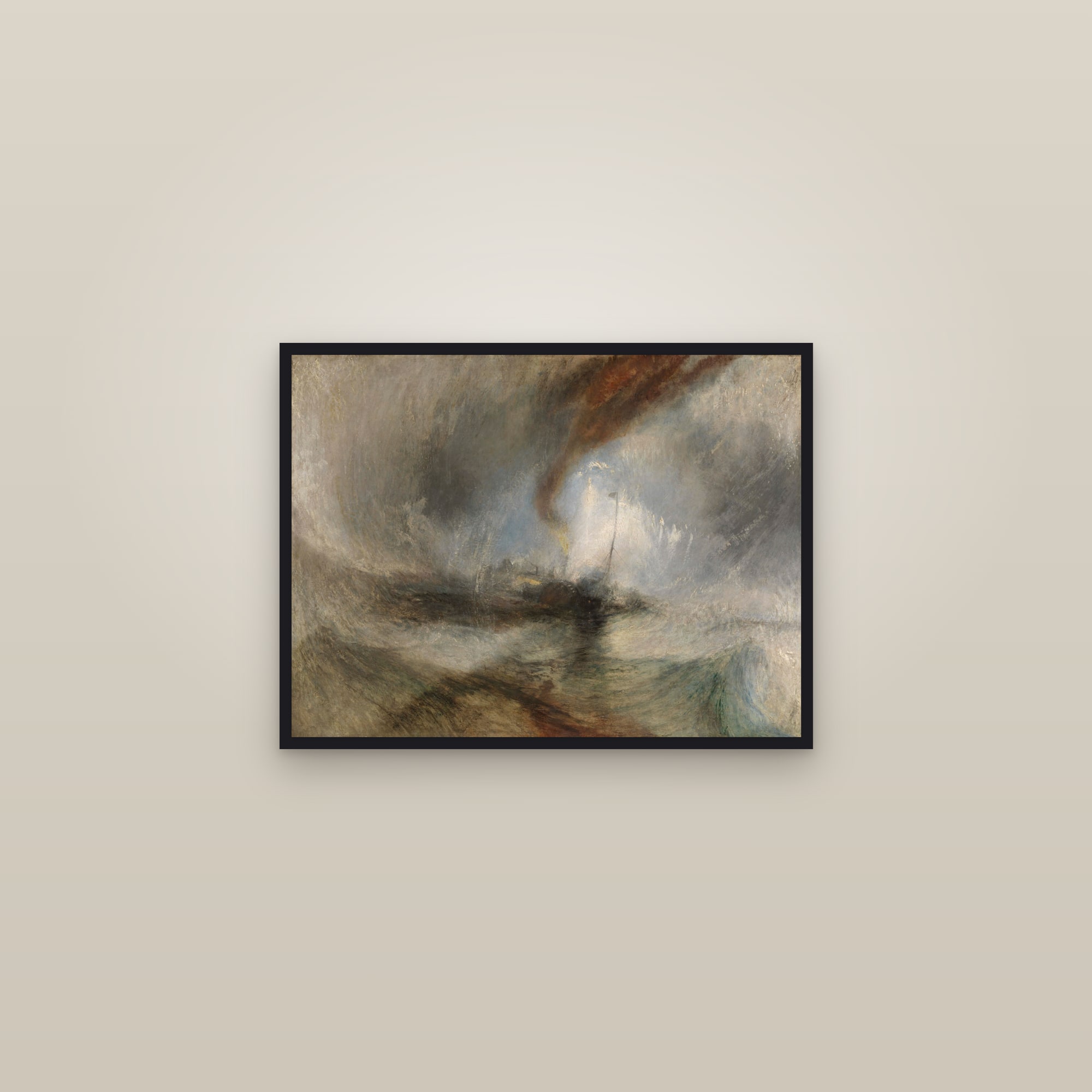 Snow Storm: Steam-Boat off a Harbour's Mouth (Full) — Full-Bleed Edition