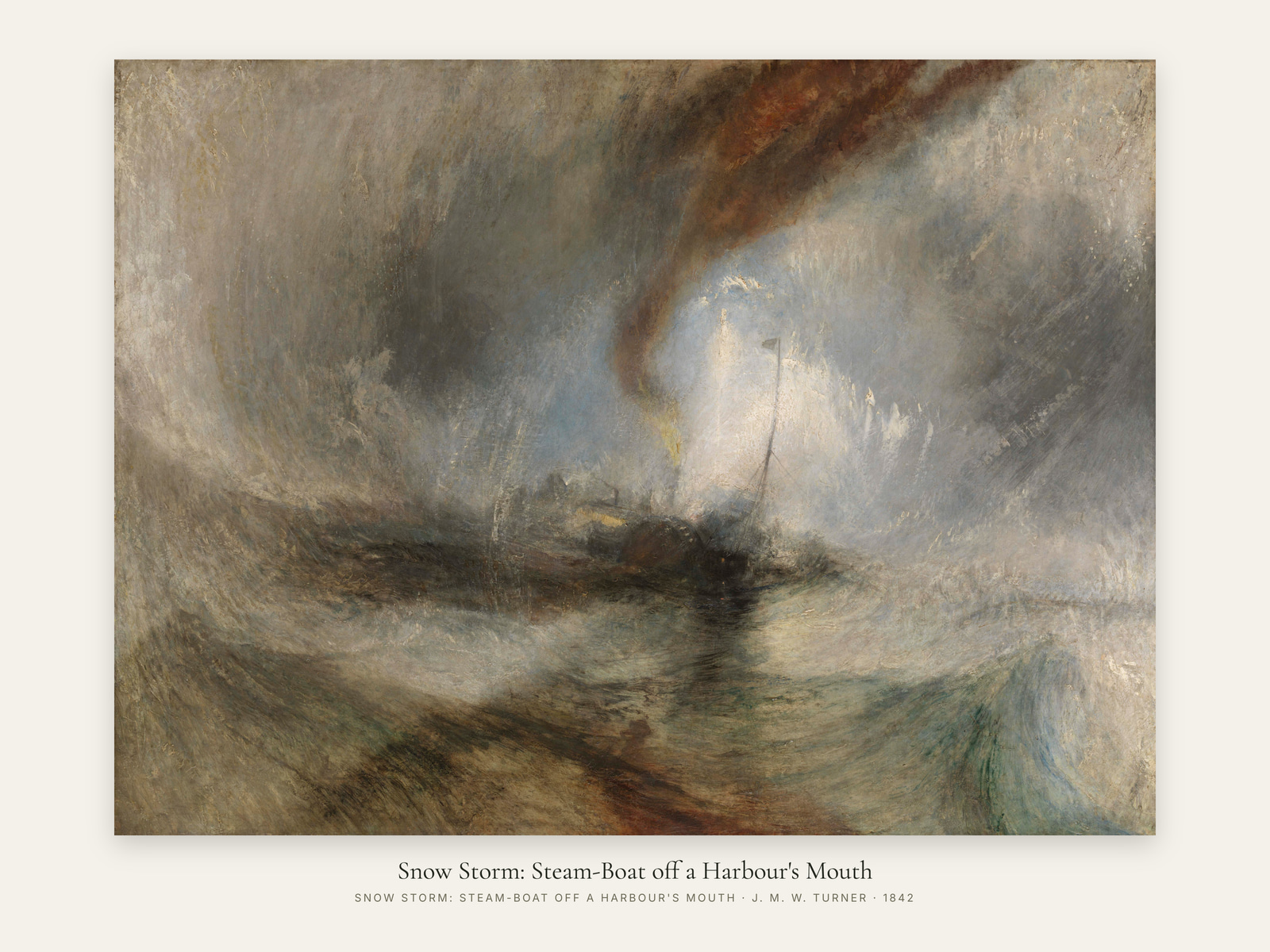 Snow Storm: Steam-Boat off a Harbour's Mouth