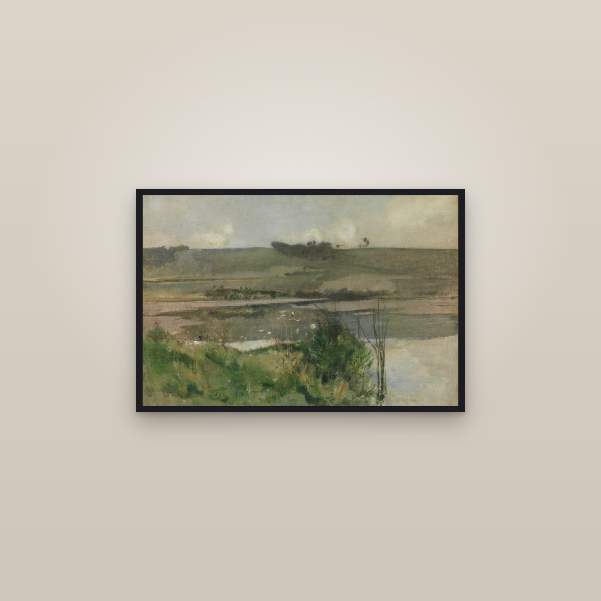 Arques-la-Bataille (Full) — Full-Bleed Edition — framed in a gallery setting