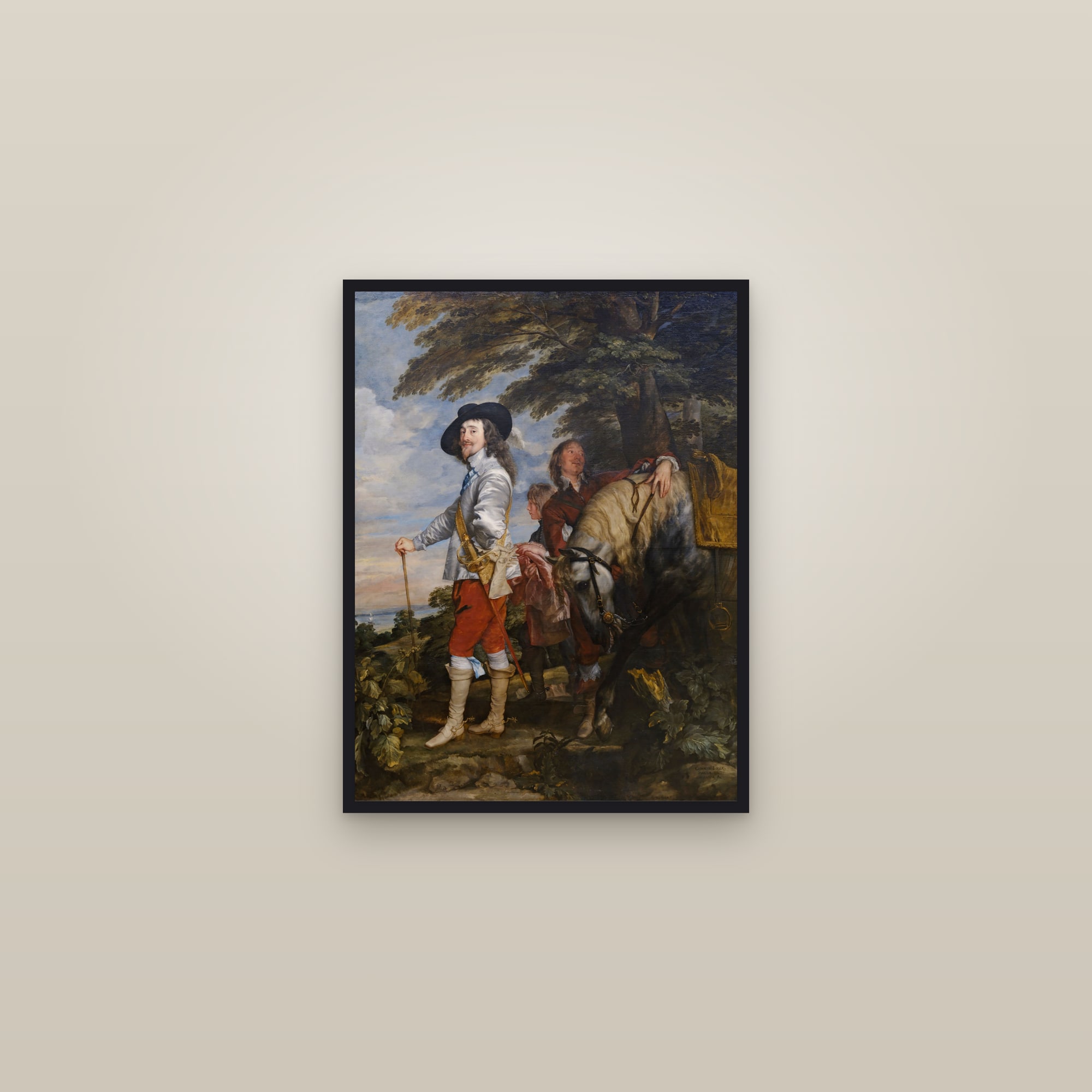 Charles I at the Hunt (Full) — Full-Bleed Edition