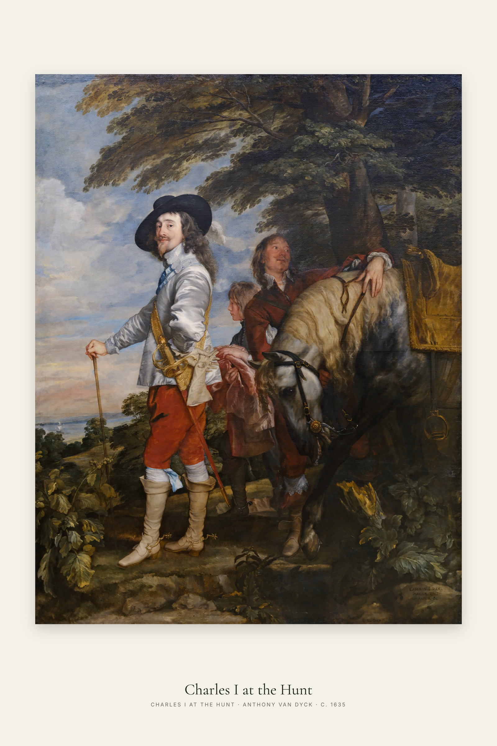 Charles I at the Hunt