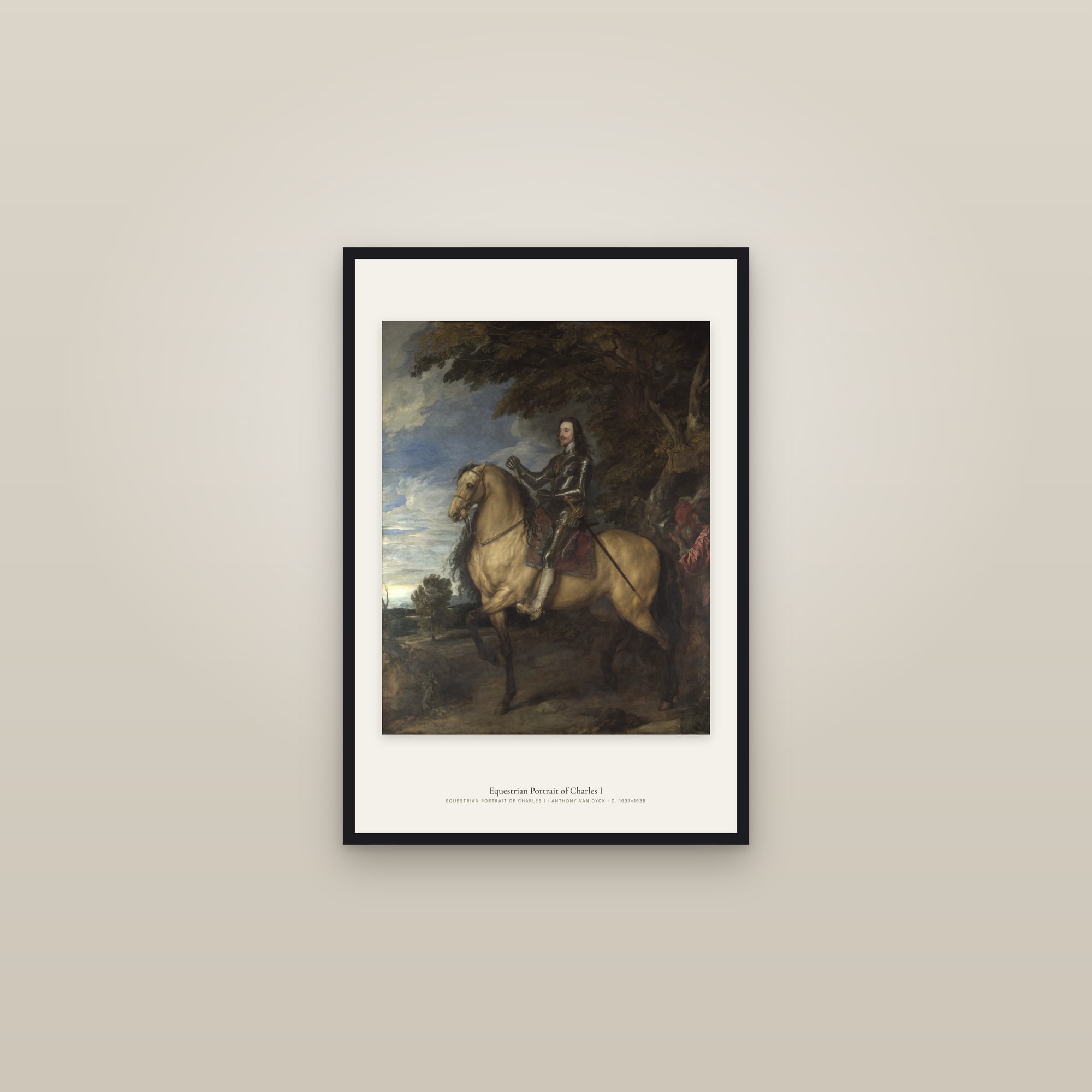 Equestrian Portrait of Charles I