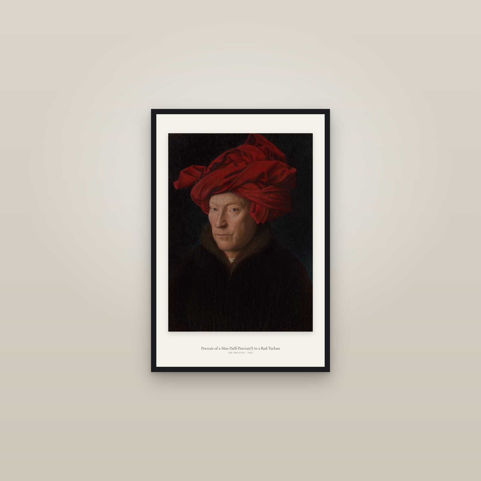 Portrait of a Man (Self-Portrait?) in a Red Turban
