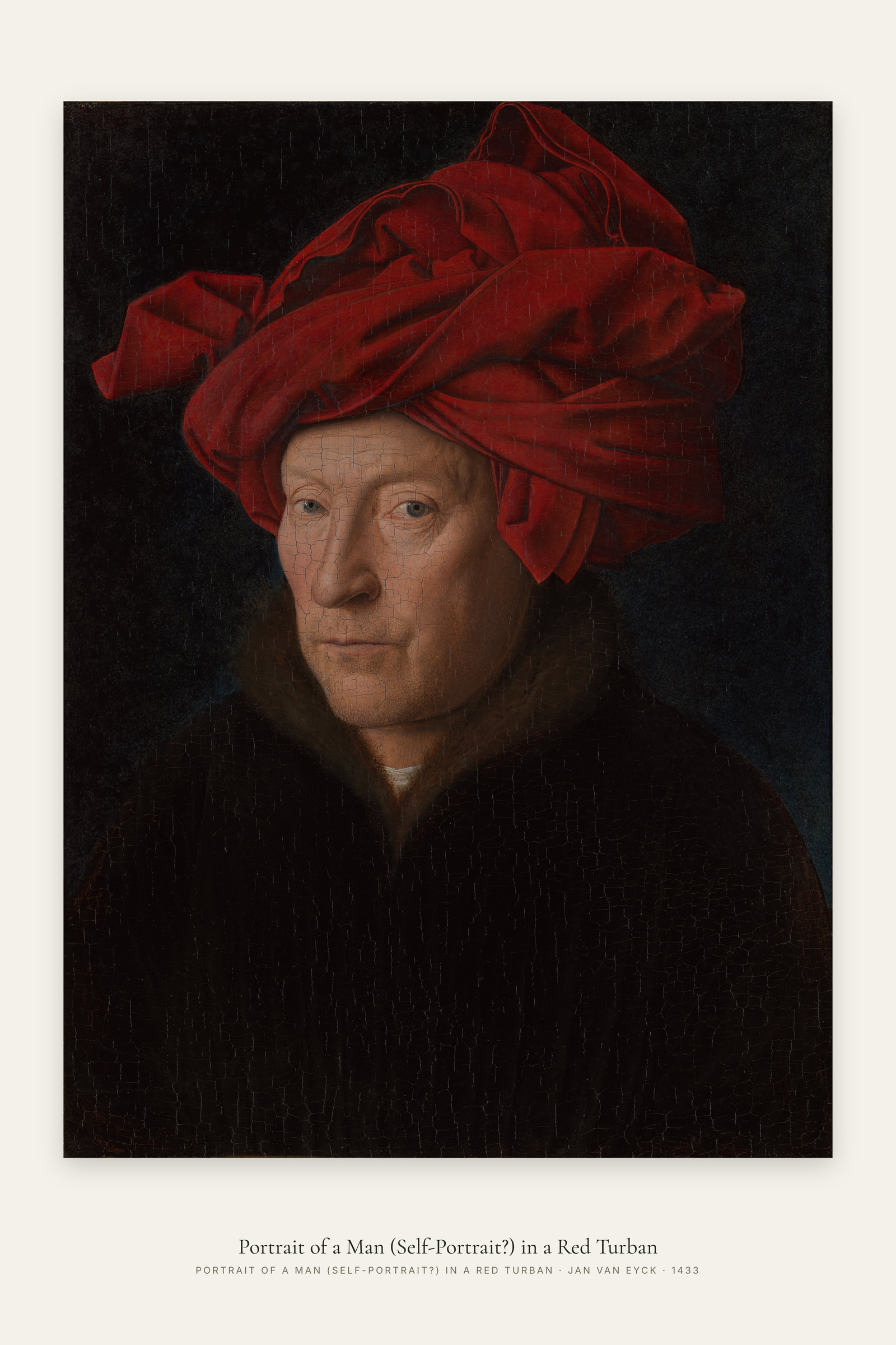 Portrait of a Man (Self-Portrait?) in a Red Turban