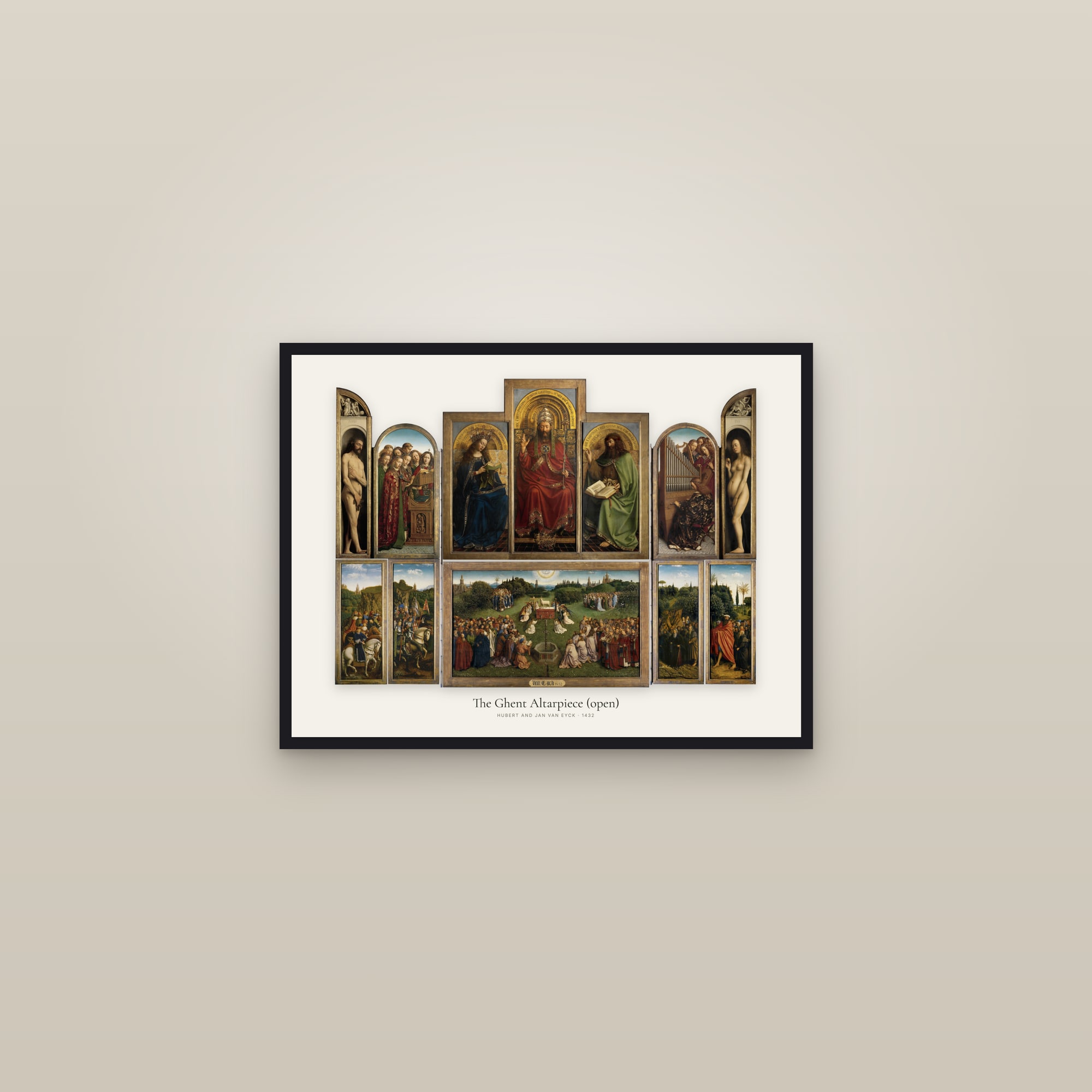 The Ghent Altarpiece (open)