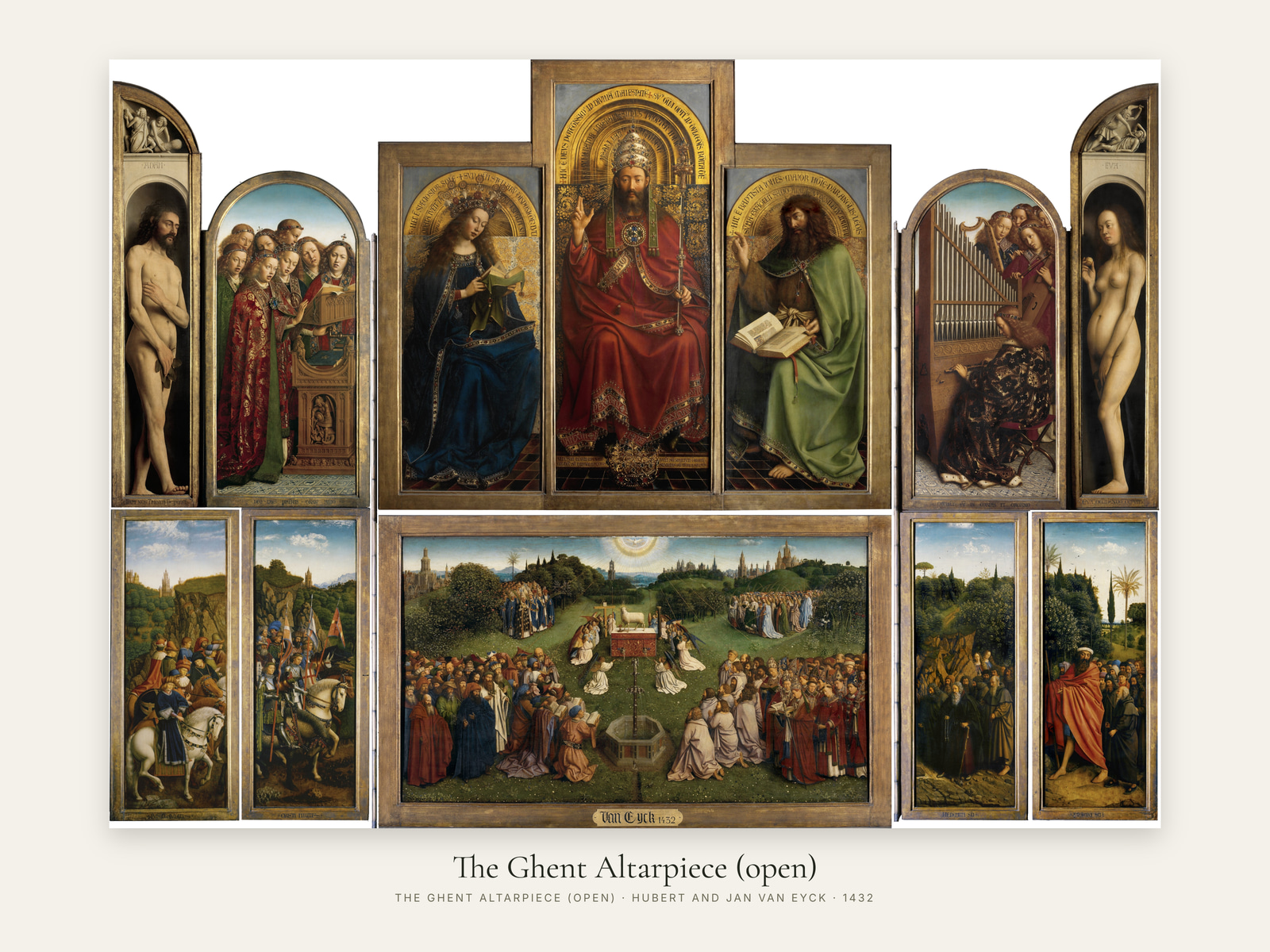 The Ghent Altarpiece (open)