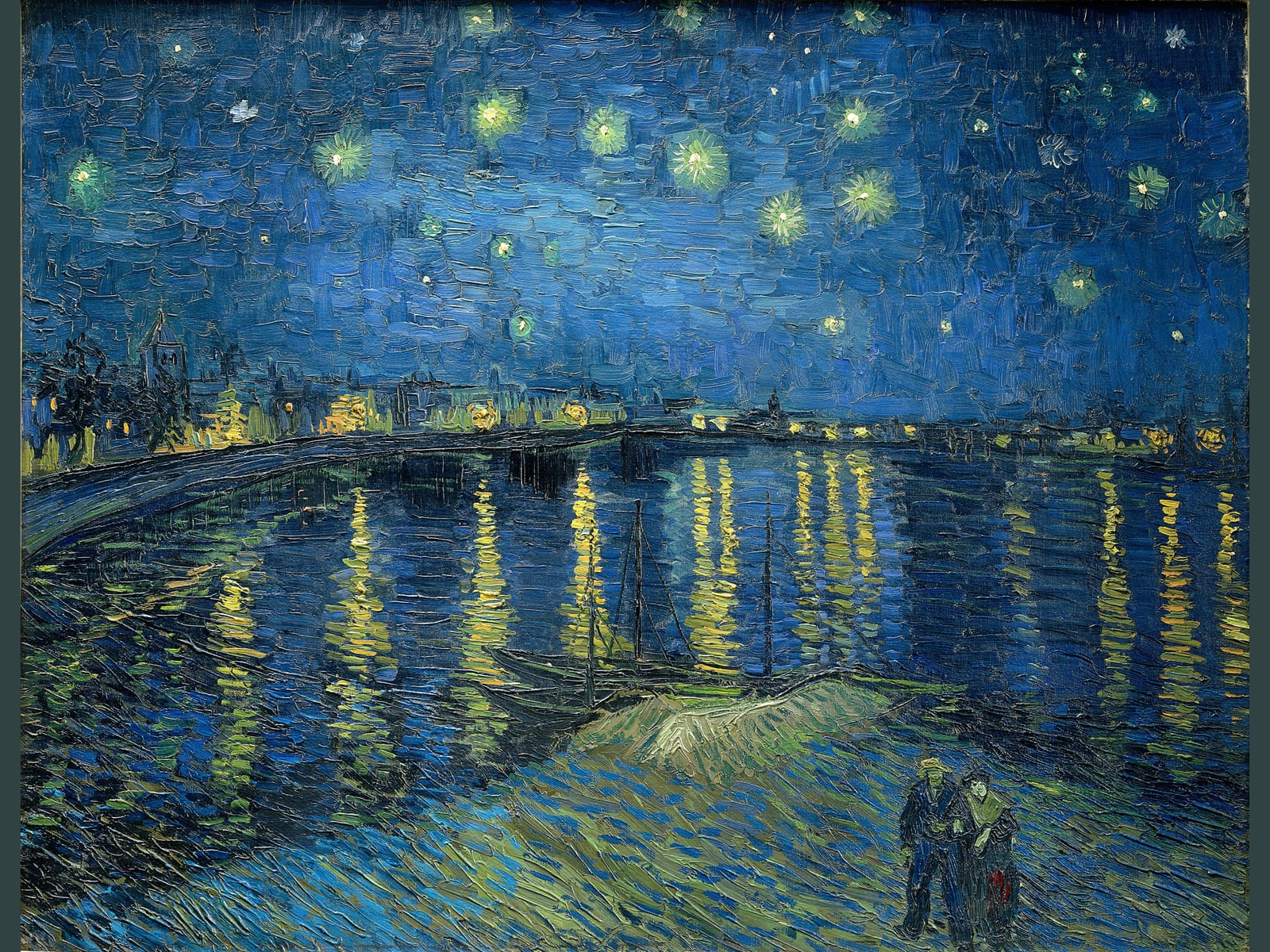 Starry Night Over the Rhône (Full) — Full-Bleed Edition