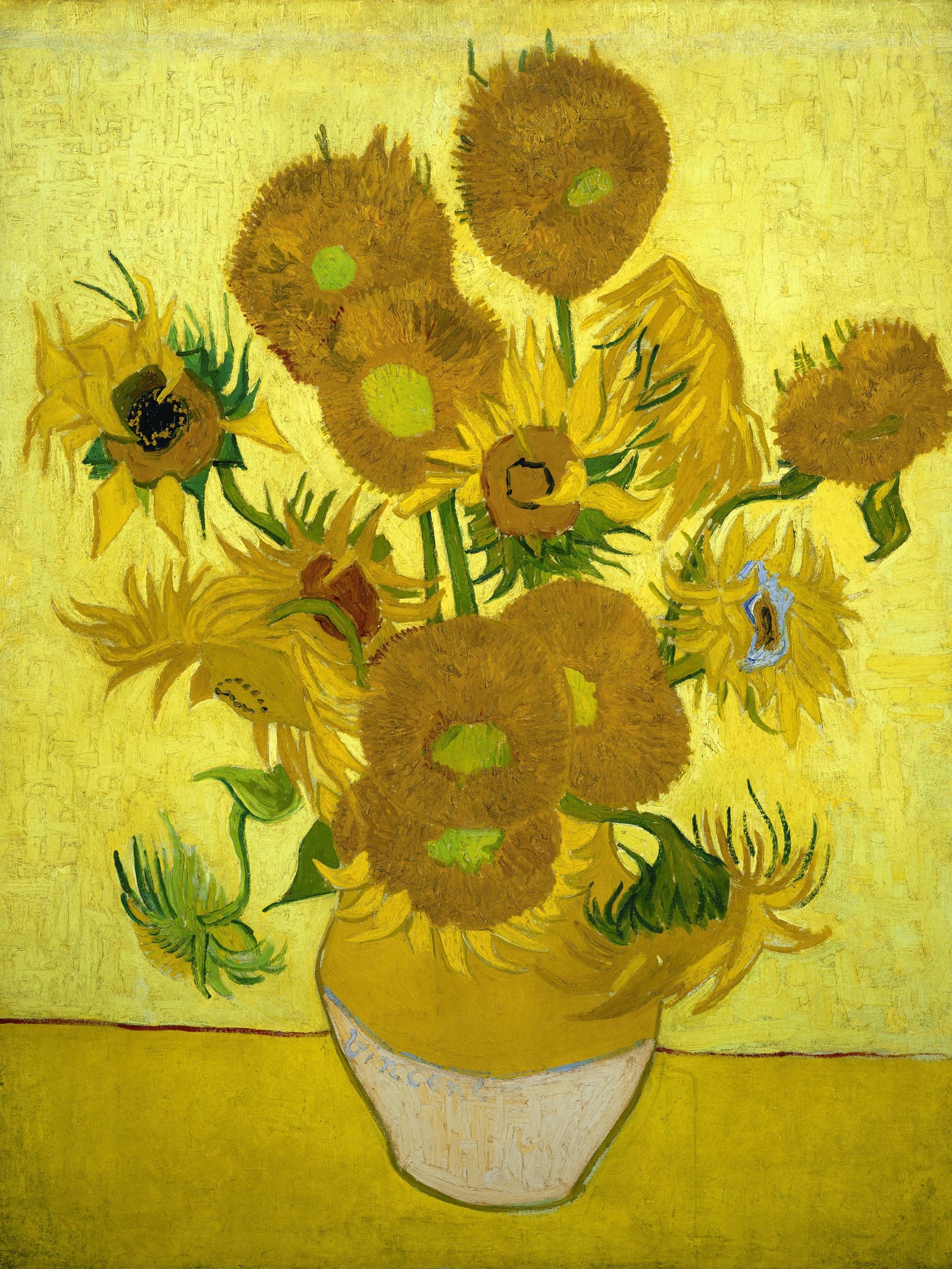 Sunflowers (Van Gogh Museum) (Full) — Full-Bleed Edition