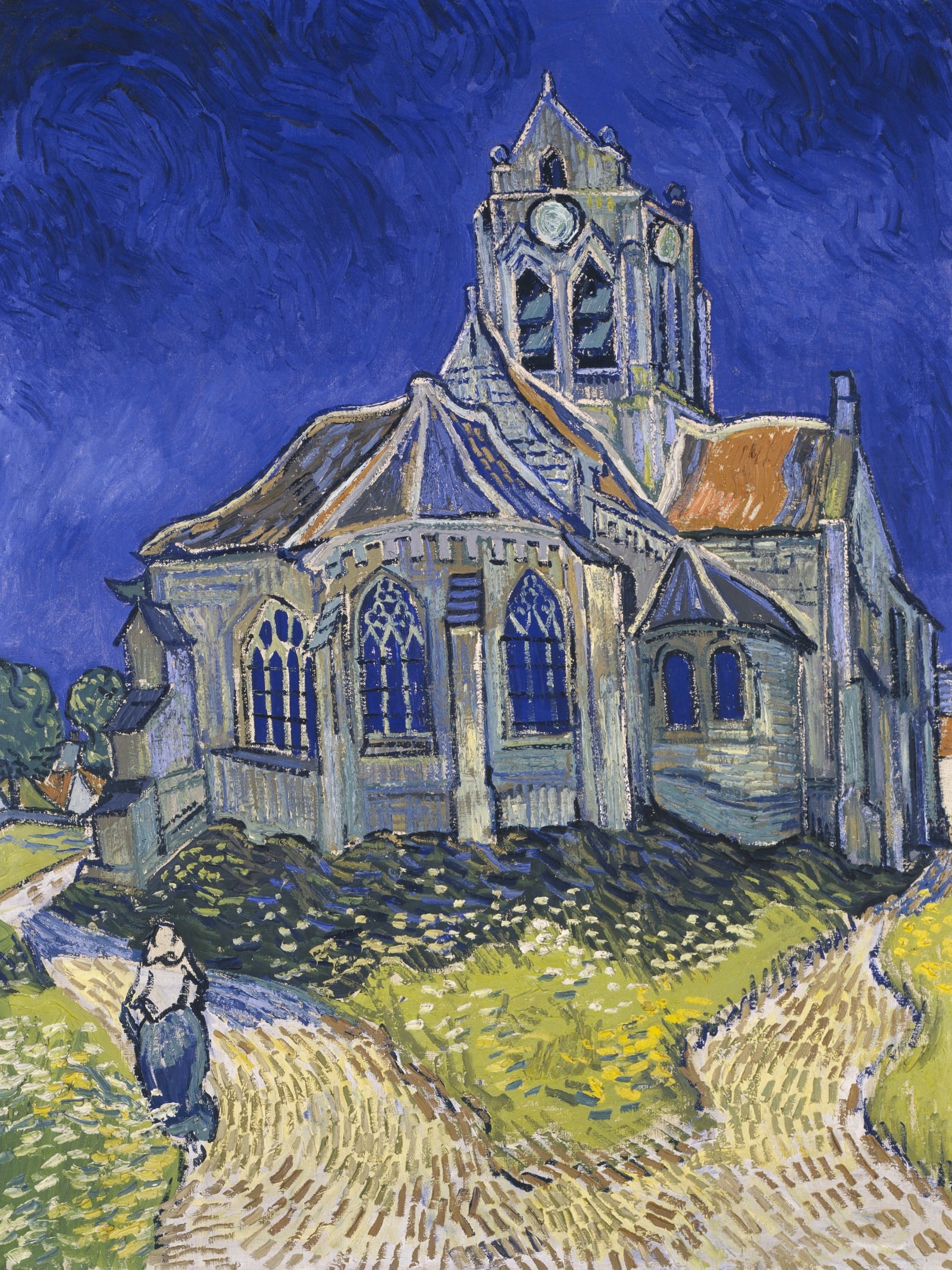 The Church at Auvers (Full) — Full-Bleed Edition