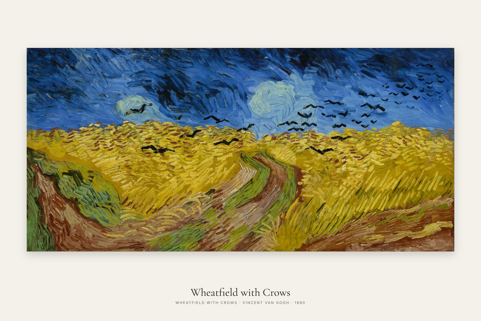 Wheatfield with Crows
