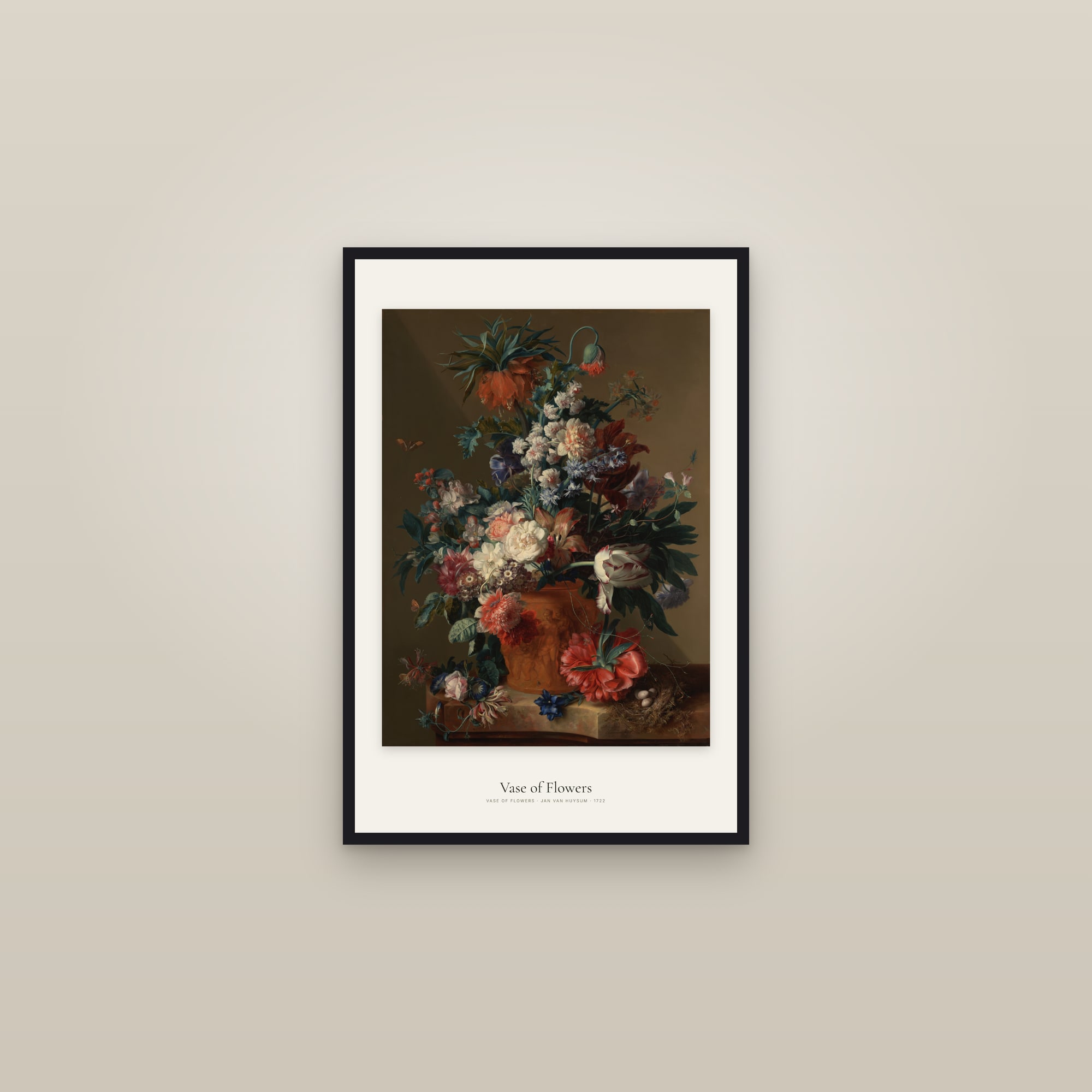 Vase of Flowers (Van Huysum)