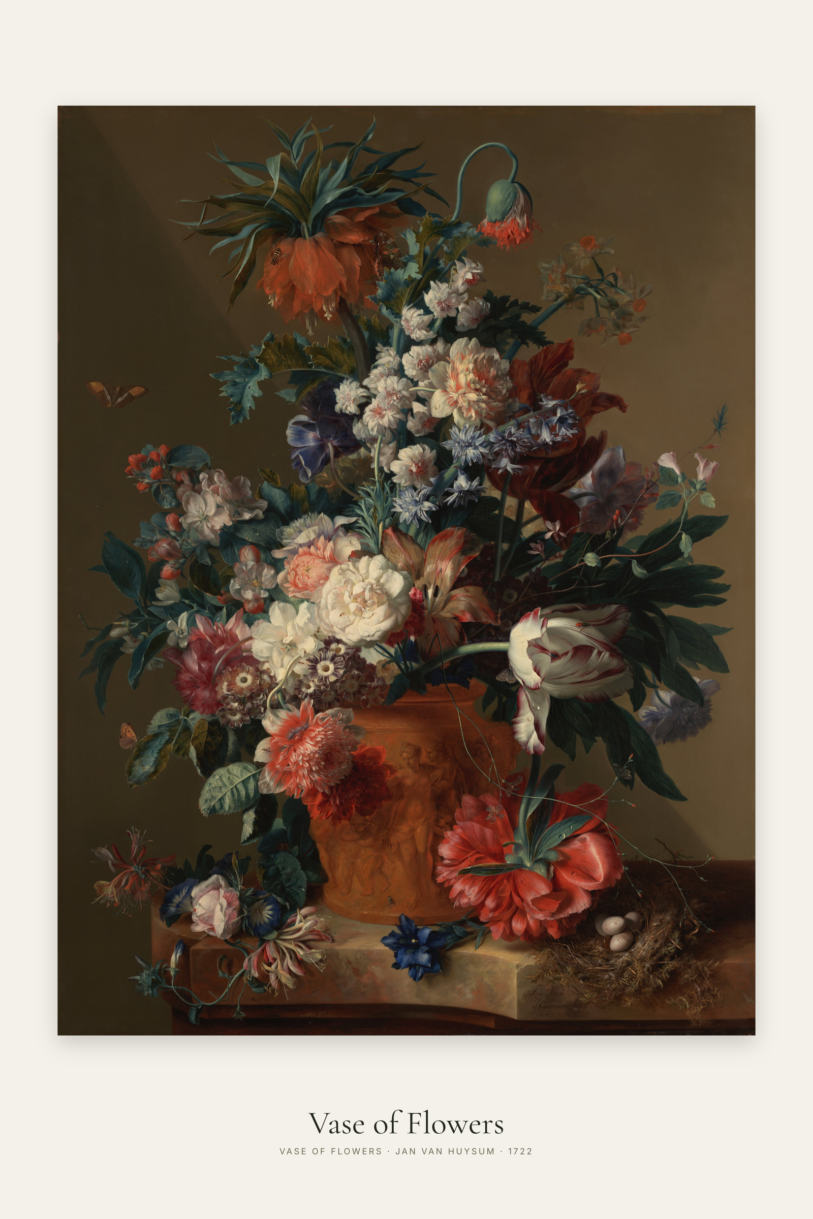 Vase of Flowers (Van Huysum)