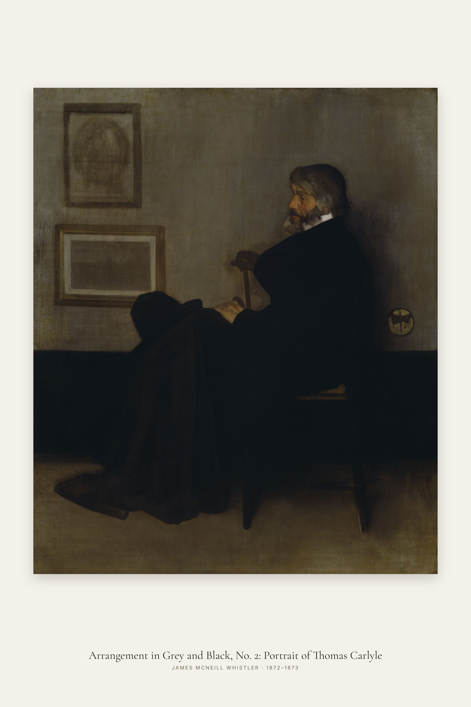Arrangement in Grey and Black, No. 2: Portrait of Thomas Carlyle