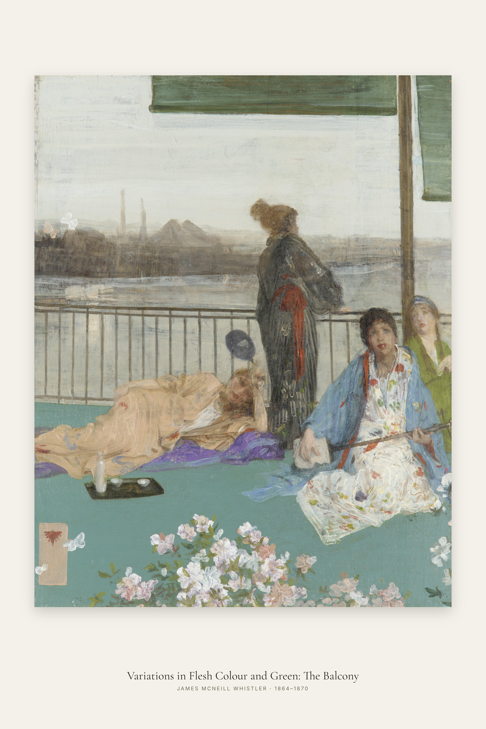 Variations in Flesh Colour and Green: The Balcony