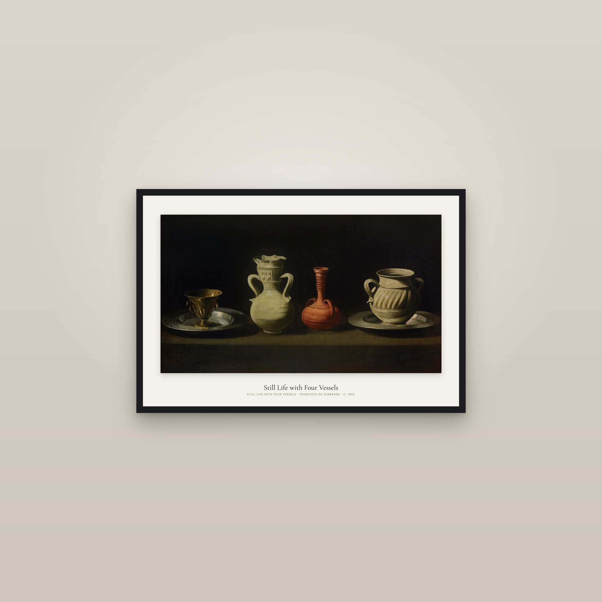 Still Life with Four Vessels