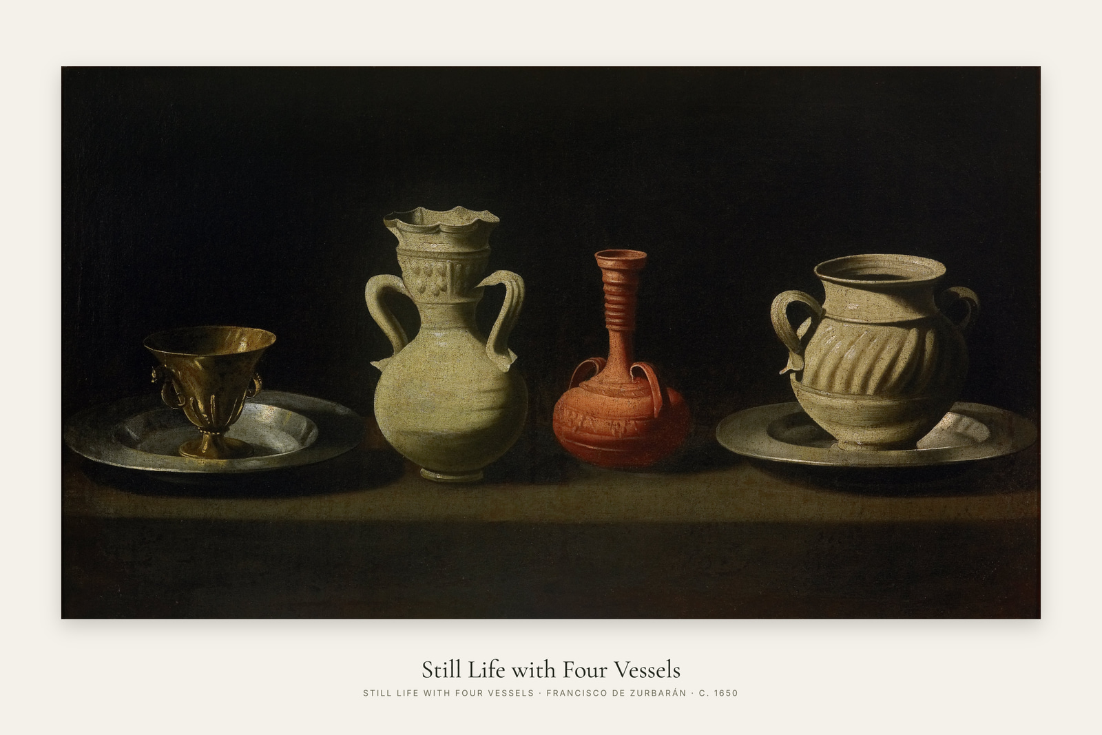 Still Life with Four Vessels