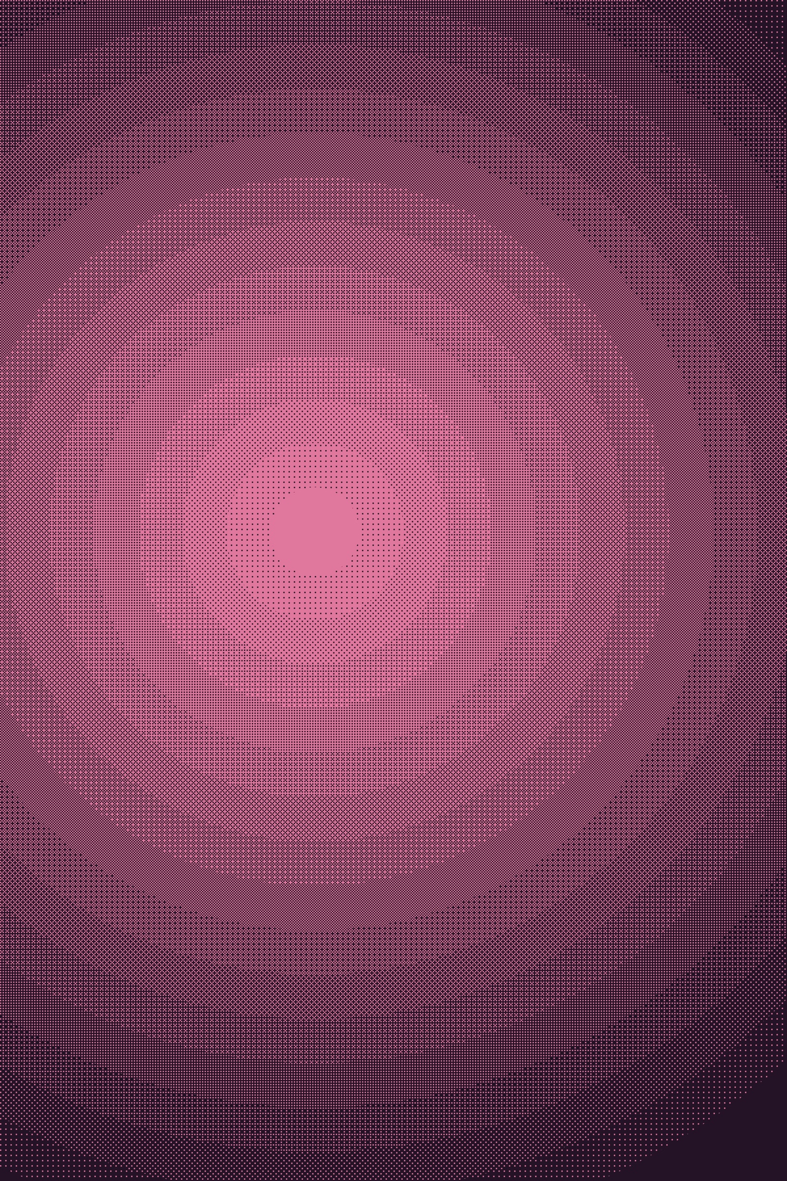 Plum Gradient Dither Art Print — Bold Retro Pixel Poster · Modern Wall Art