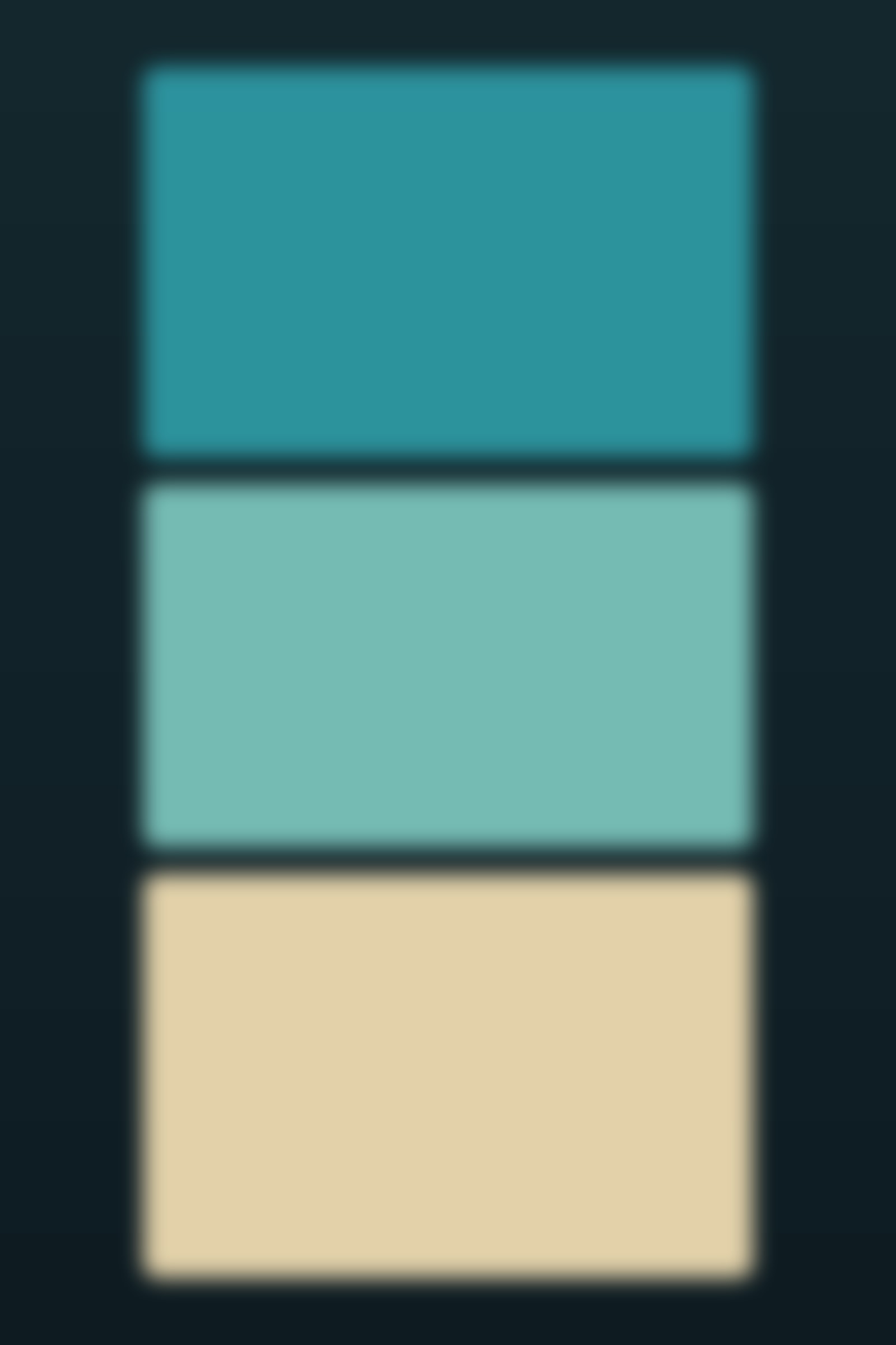 Lagoon Colour Field Art Print — Bold Colour Block Poster · Modern Wall Art