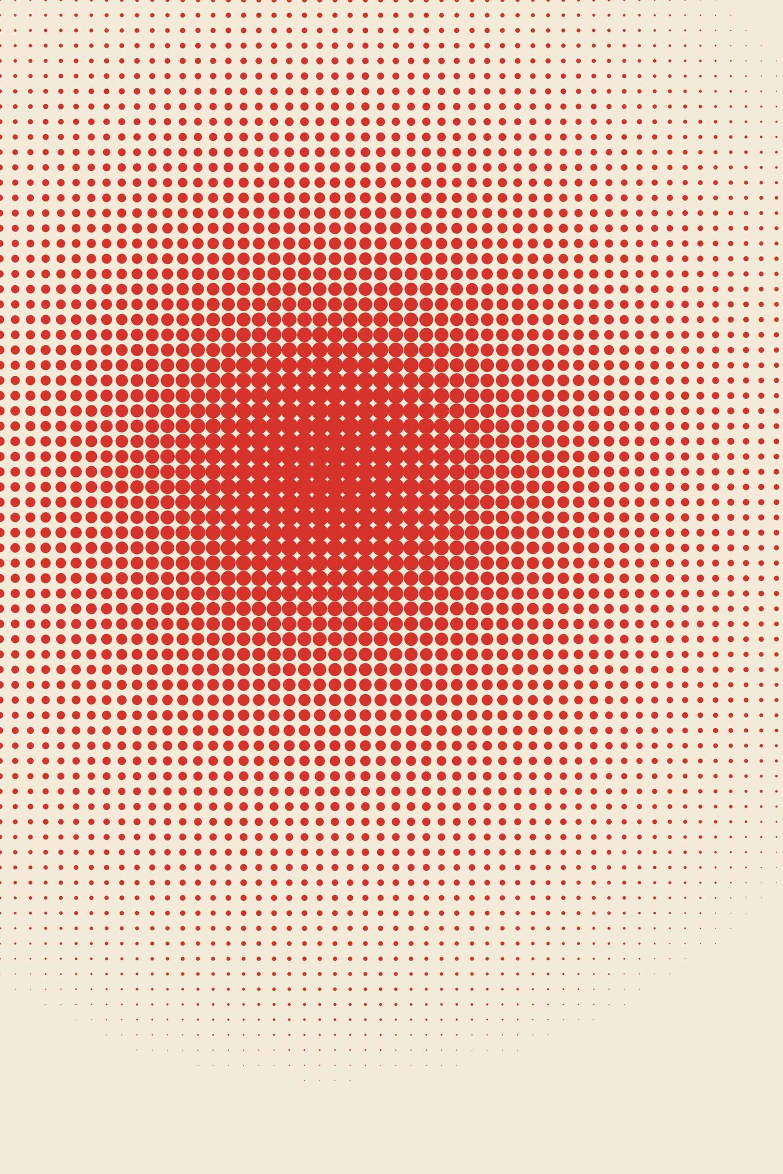 Halftone Dot Art Print — Bold Pop Art Poster · Modern Wall Art
