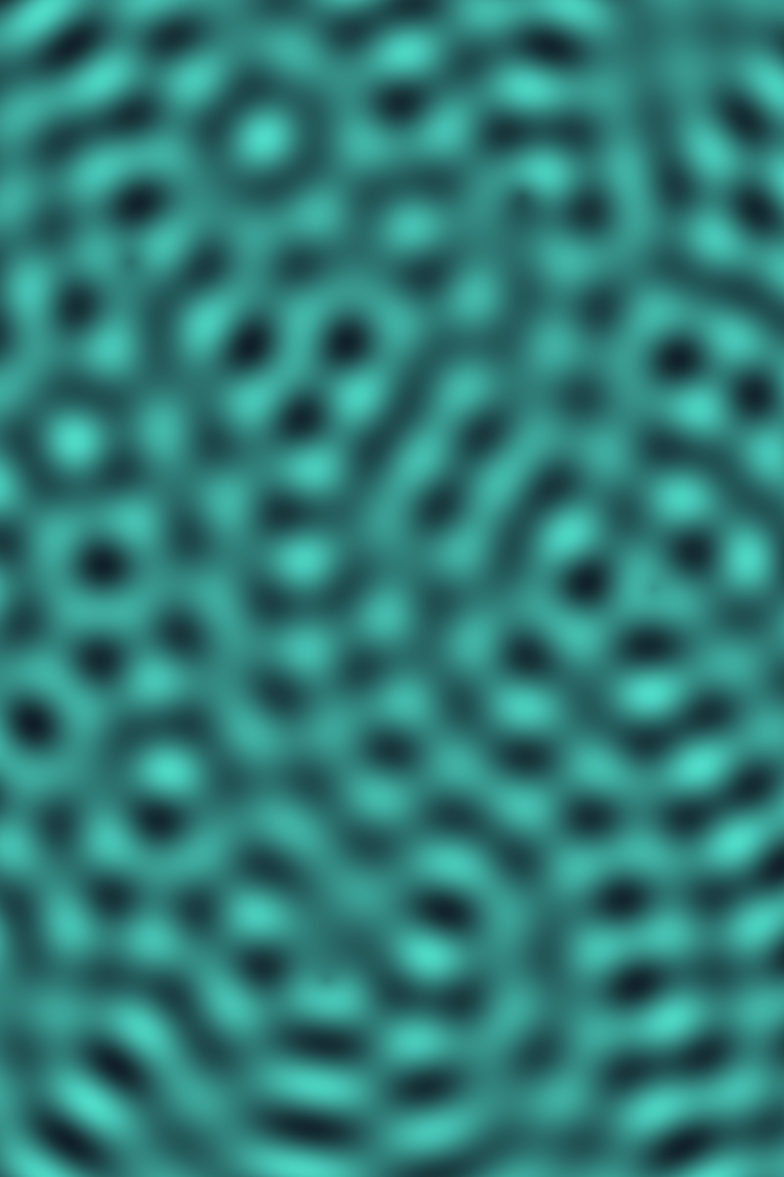 Aqua Moiré Interference Art Print — Bold Op Art Poster · Modern Wall Art
